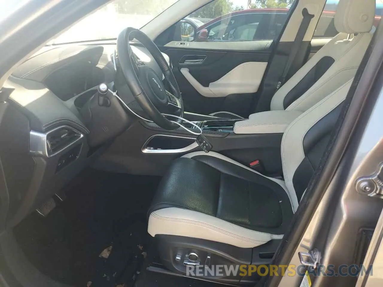 7 fotografías del automóvil dañado SADCM2FV8LA635003 JAGUAR F-PACE 2020
