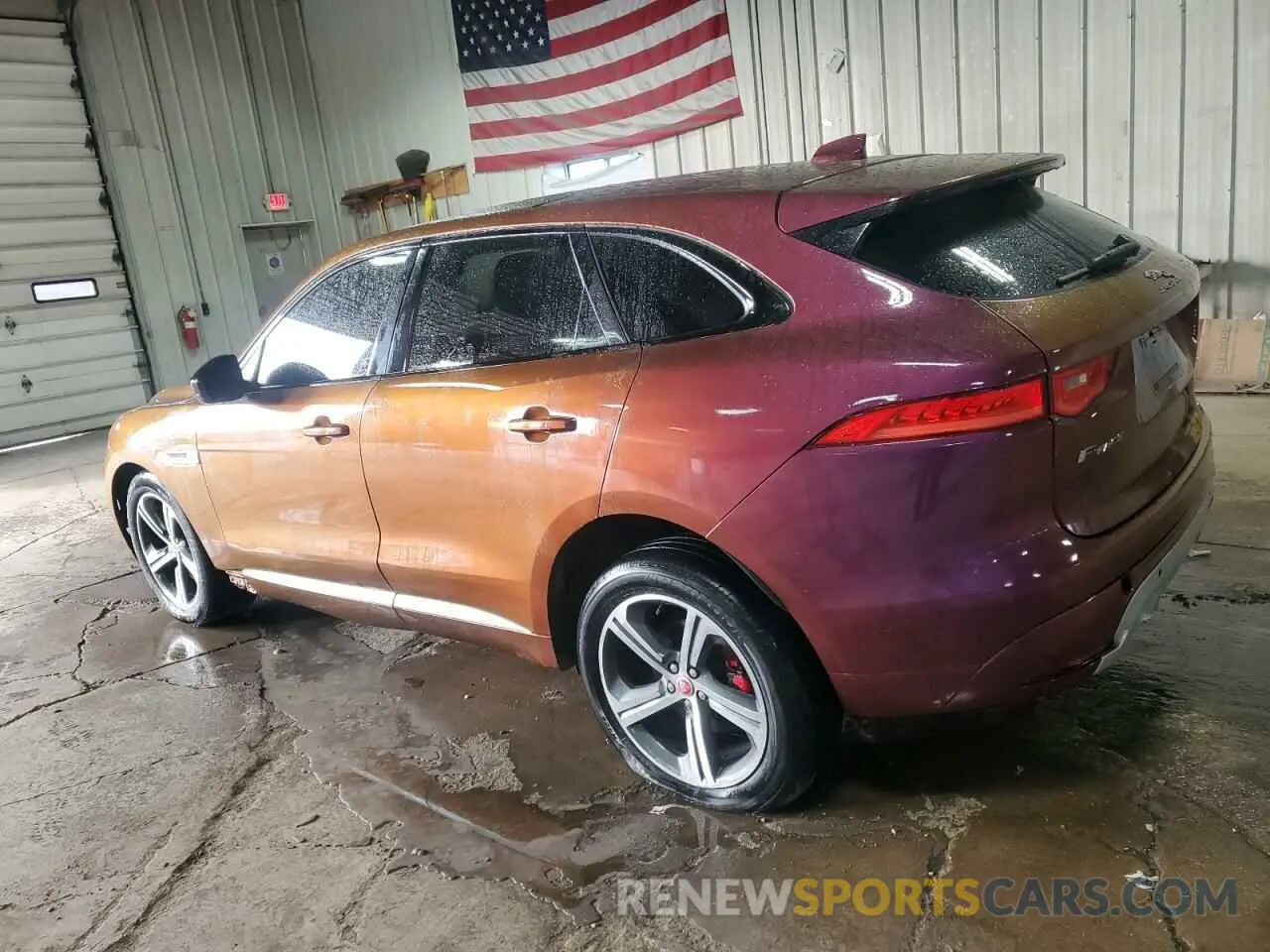 2 fotografías del automóvil dañado SADCM2FV8LA641223 JAGUAR F-PACE 2020