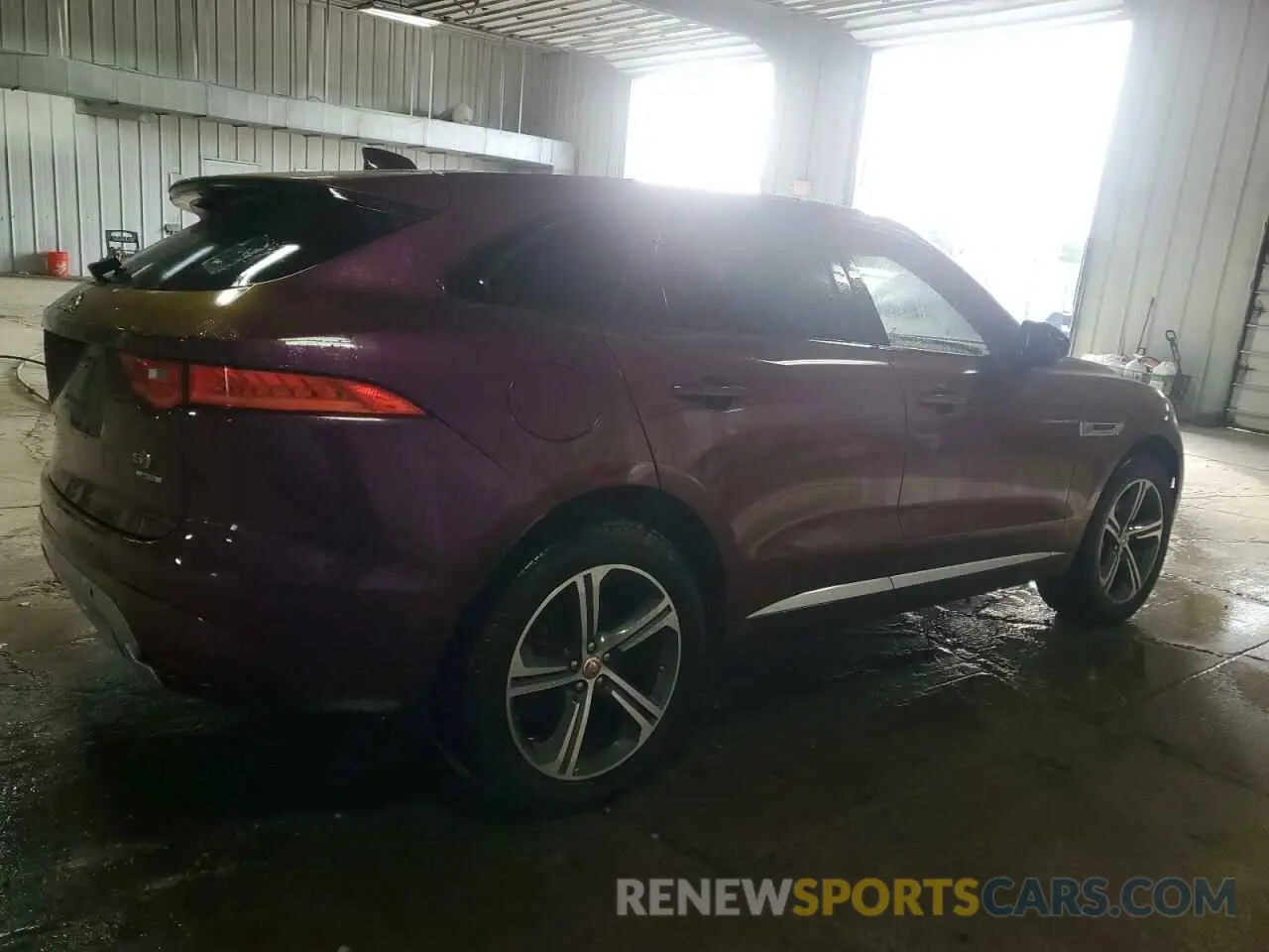 3 fotografías del automóvil dañado SADCM2FV8LA641223 JAGUAR F-PACE 2020