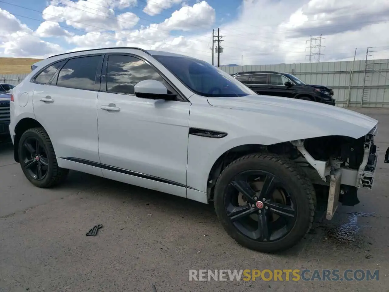4 fotografías del automóvil dañado SADCP2FX3LA617100 JAGUAR F-PACE 2020