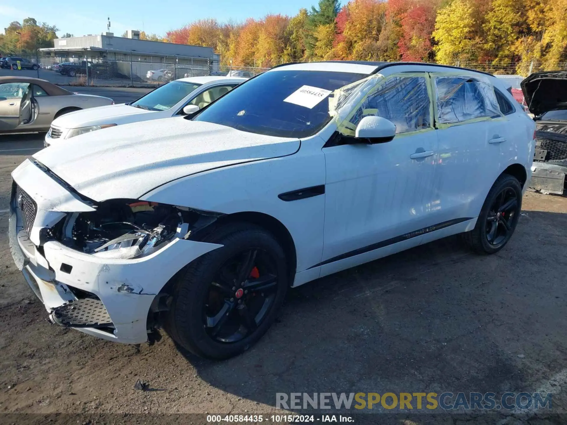 14 fotografías del automóvil dañado SADCP2FX8LA641778 JAGUAR F-PACE 2020