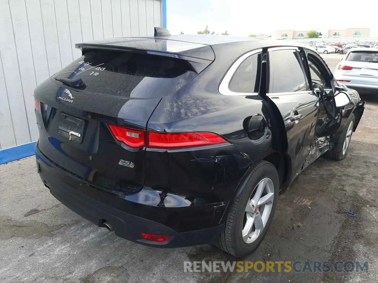 4 fotografías del automóvil dañado SADCS2FX2LA644724 JAGUAR F-PACE 2020