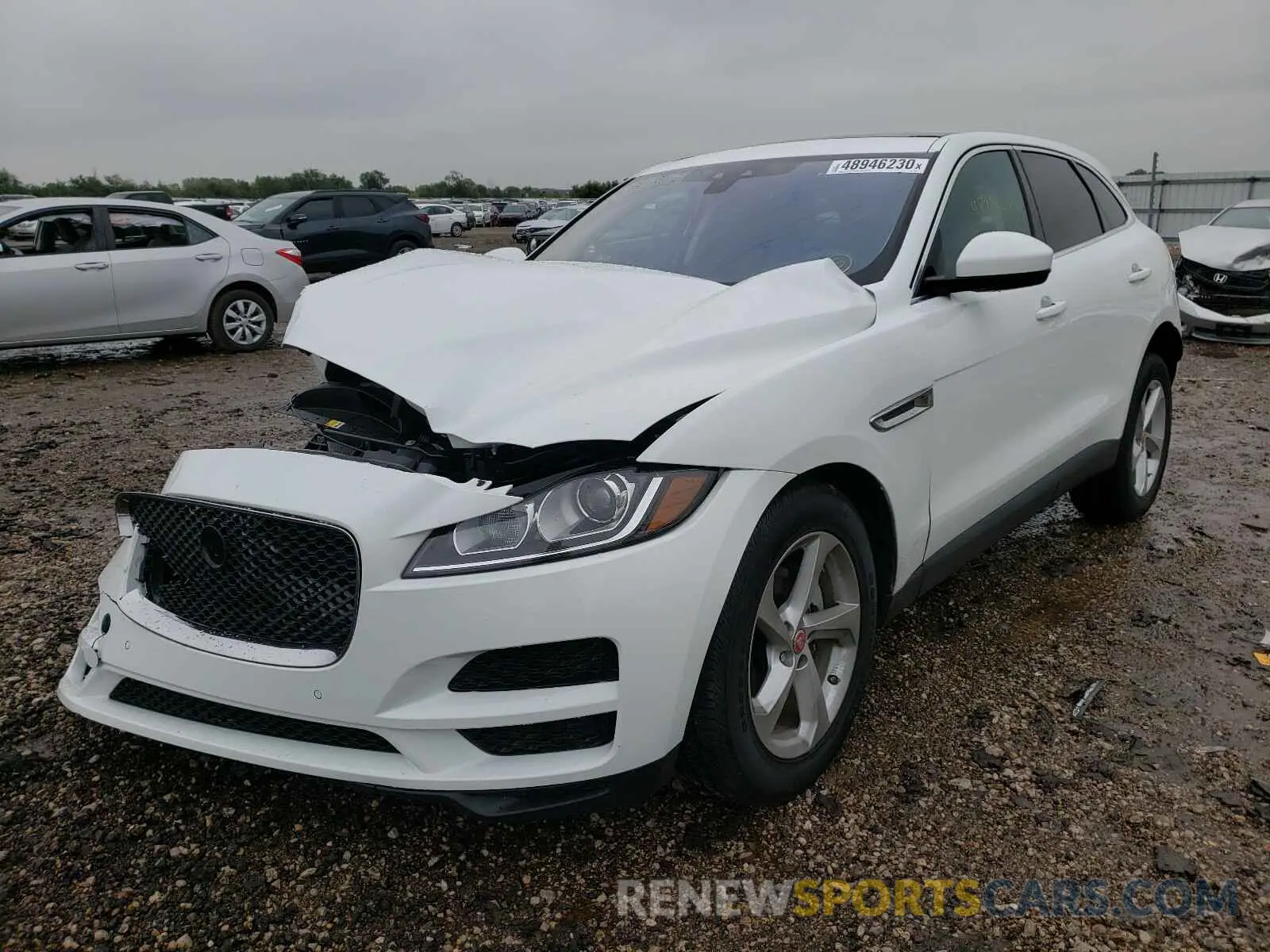 2 fotografías del automóvil dañado SADCS2FX3LA645803 JAGUAR F-PACE 2020