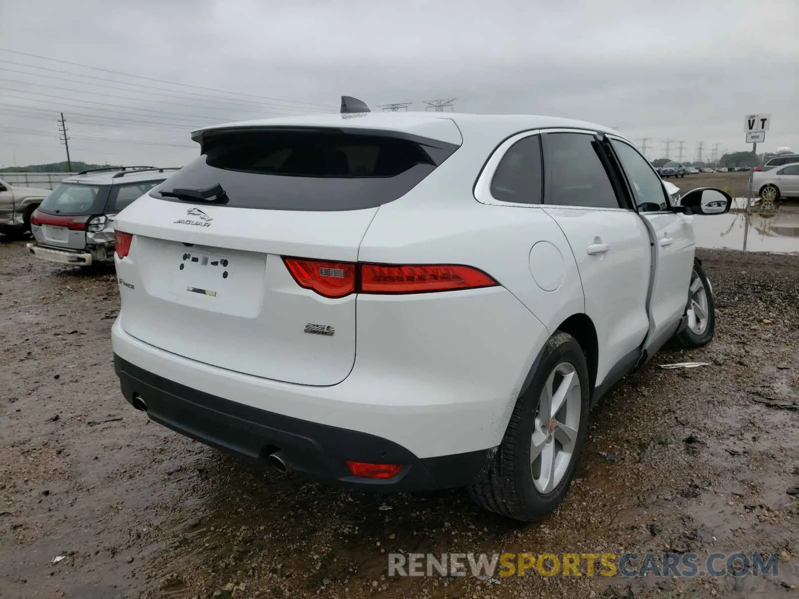 4 fotografías del automóvil dañado SADCS2FX3LA645803 JAGUAR F-PACE 2020