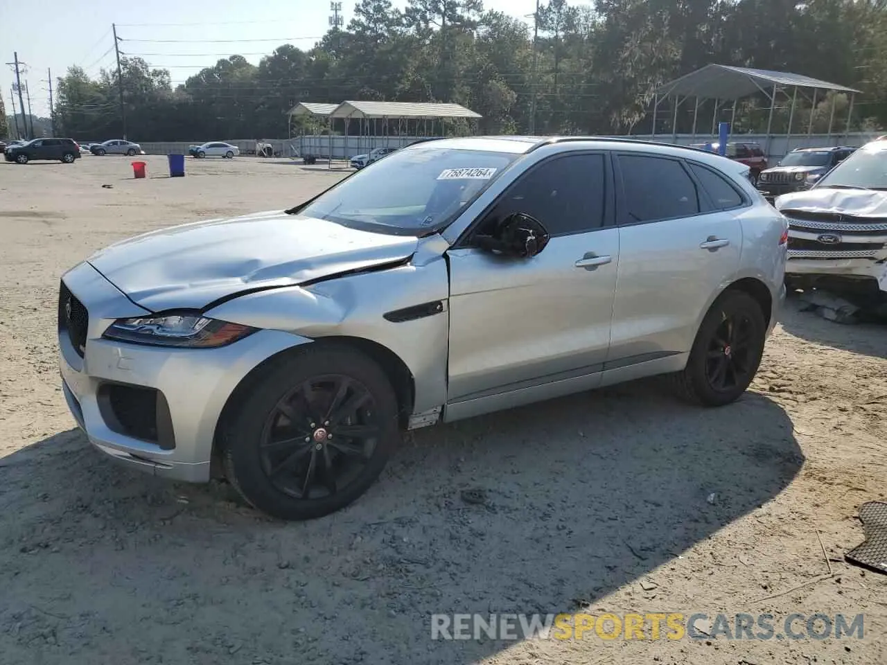 1 fotografías del automóvil dañado SADCX2GX8LA626941 JAGUAR F-PACE 2020