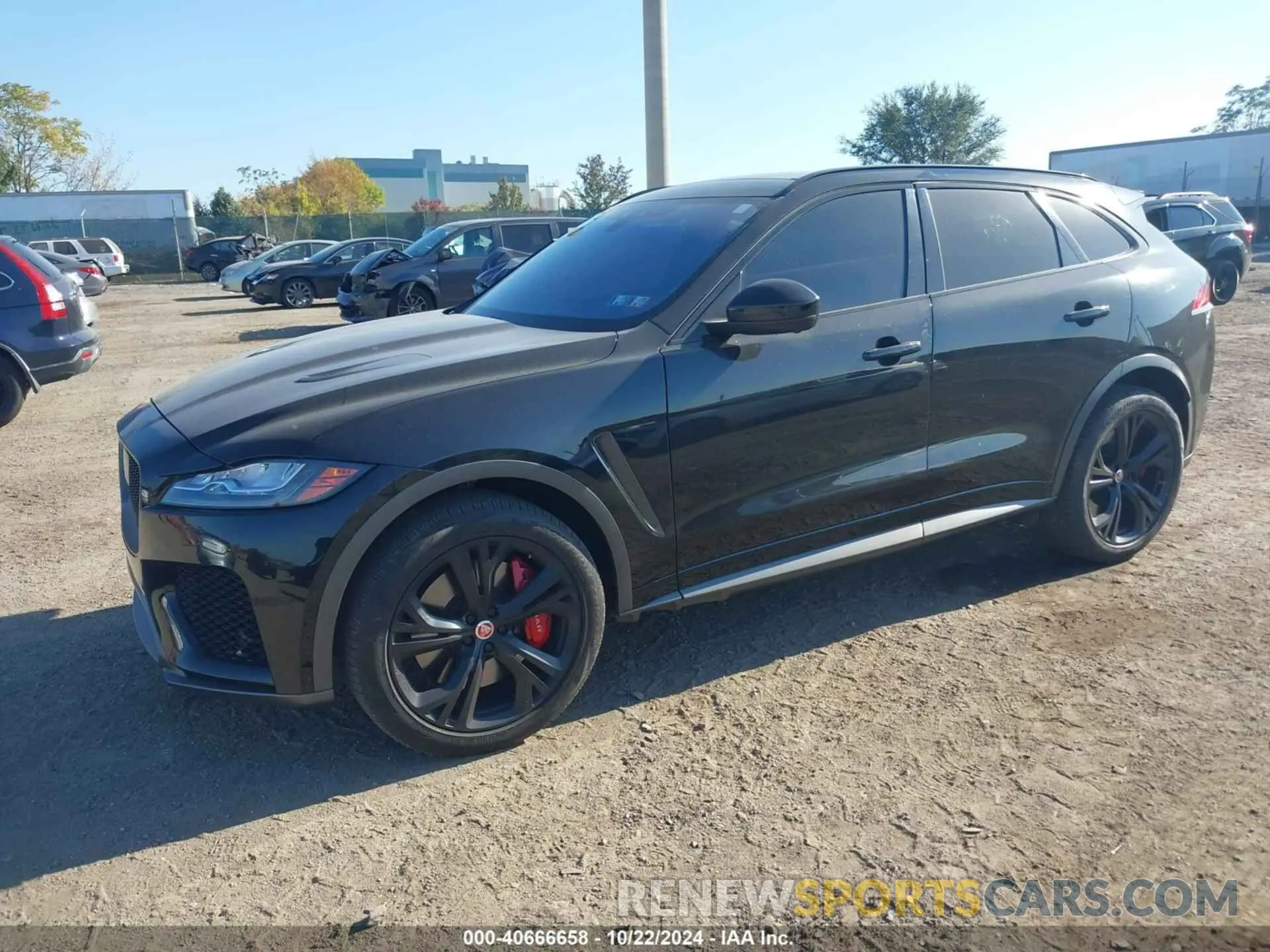 2 fotografías del automóvil dañado SADCZ2EE0LA620420 JAGUAR F-PACE 2020