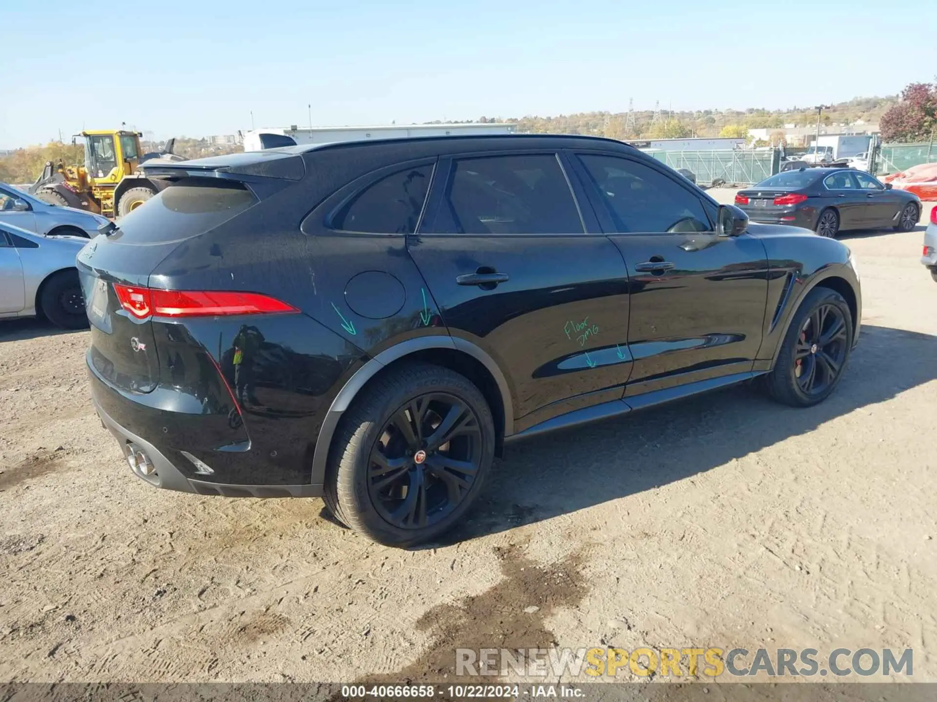 4 fotografías del automóvil dañado SADCZ2EE0LA620420 JAGUAR F-PACE 2020