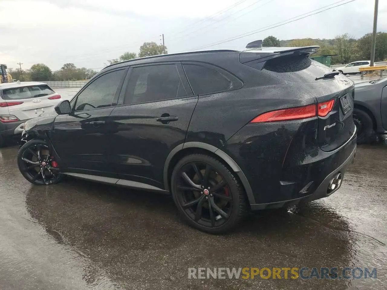2 fotografías del automóvil dañado SADCZ2EE3LA617303 JAGUAR F-PACE 2020