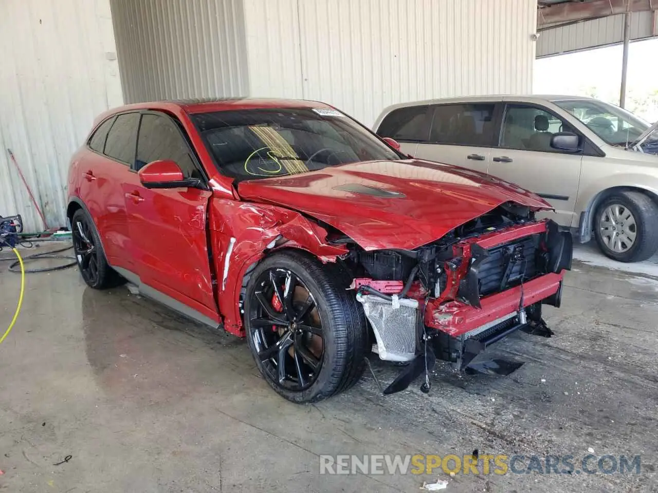 1 fotografías del automóvil dañado SADCZ2EE3LA640404 JAGUAR F-PACE 2020