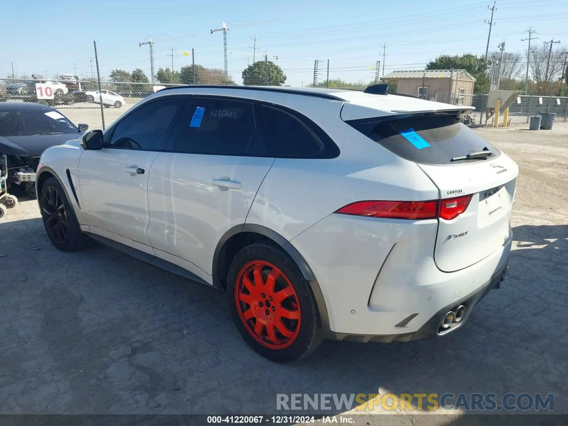 3 fotografías del automóvil dañado SADCZ2EE9LA630346 JAGUAR F-PACE 2020