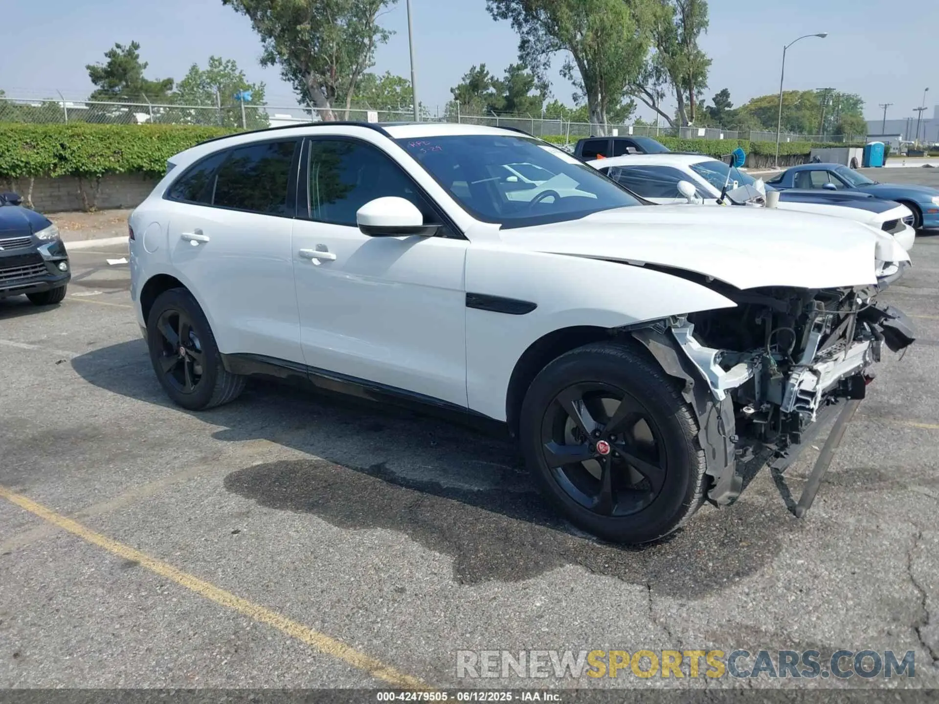 1 fotografías del automóvil dañado SADCJ2EX0MA678926 JAGUAR F-PACE 2021