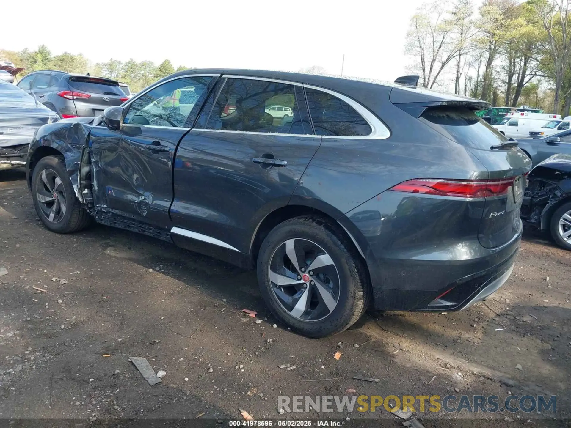 3 fotografías del automóvil dañado SADCJ2EX1MA672696 JAGUAR F-PACE 2021