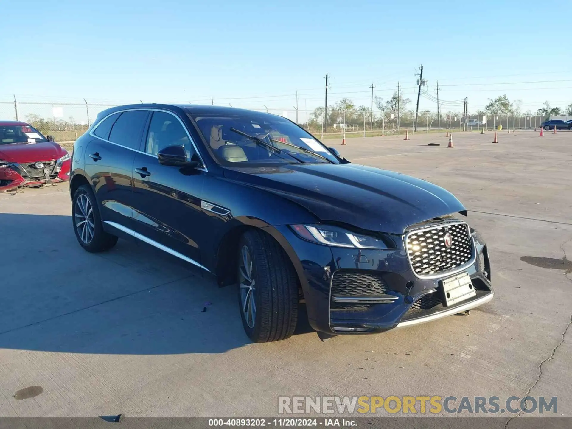 1 fotografías del automóvil dañado SADCJ2EX2MA675428 JAGUAR F-PACE 2021