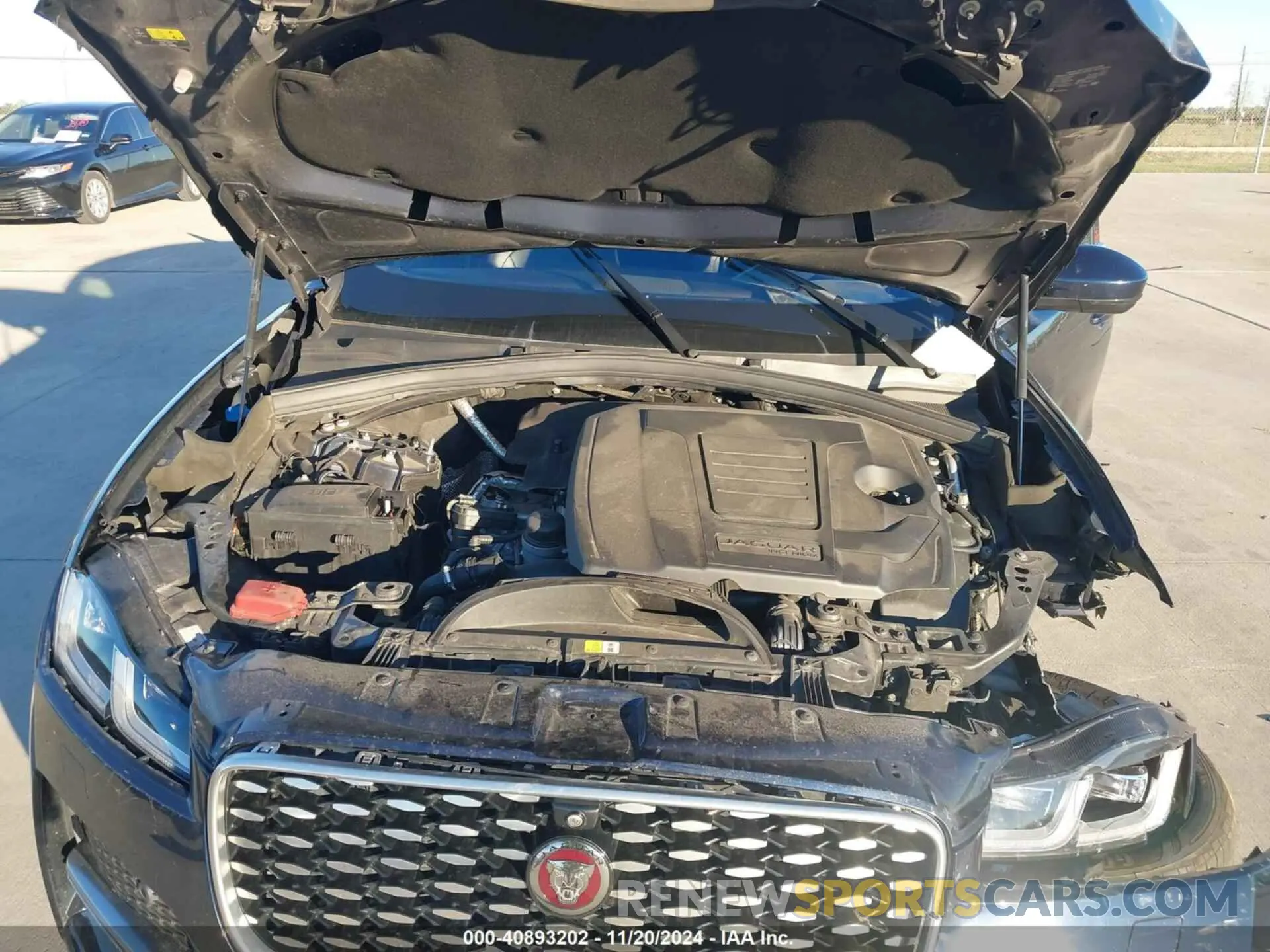 10 fotografías del automóvil dañado SADCJ2EX2MA675428 JAGUAR F-PACE 2021