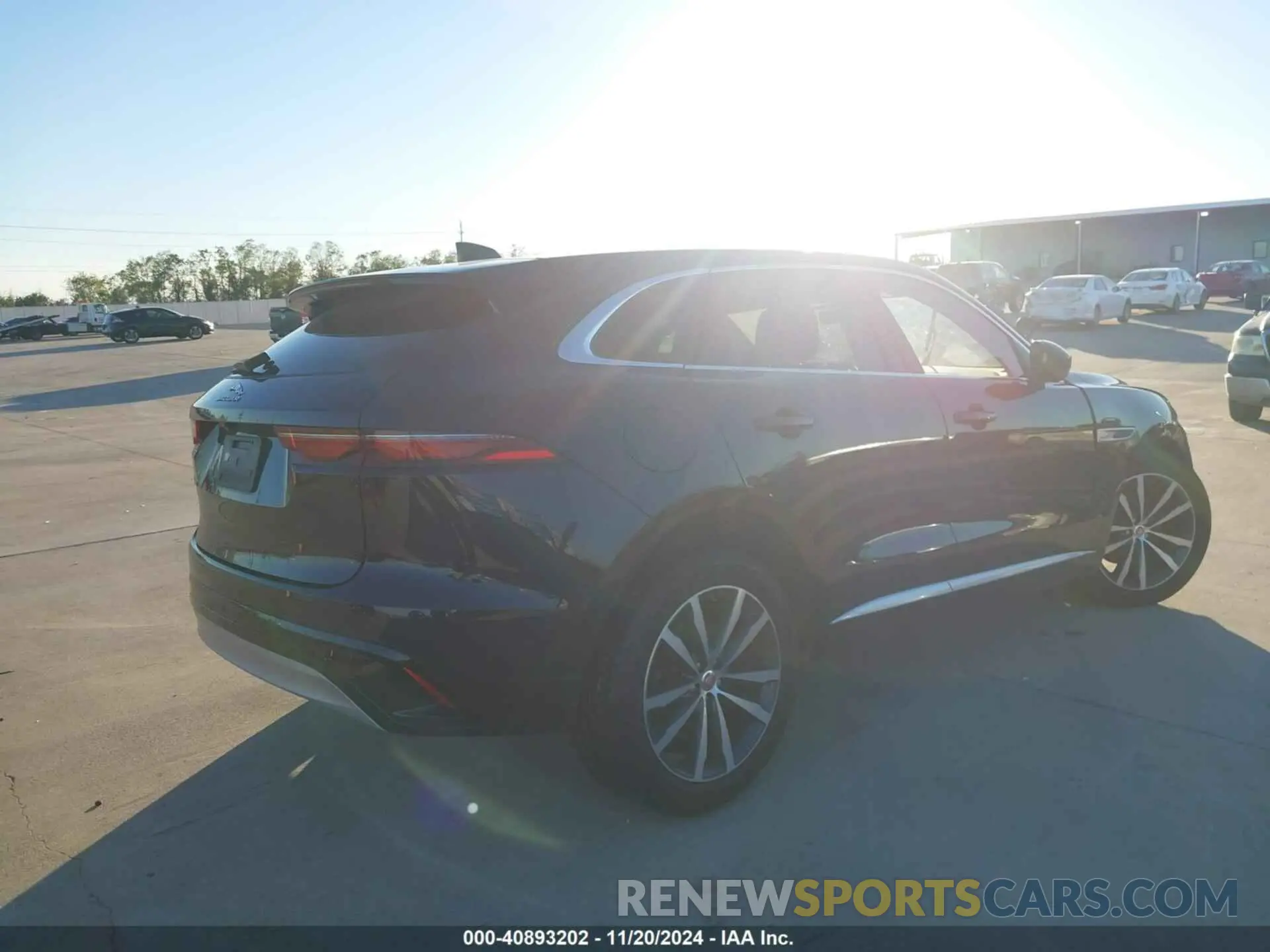 4 fotografías del automóvil dañado SADCJ2EX2MA675428 JAGUAR F-PACE 2021