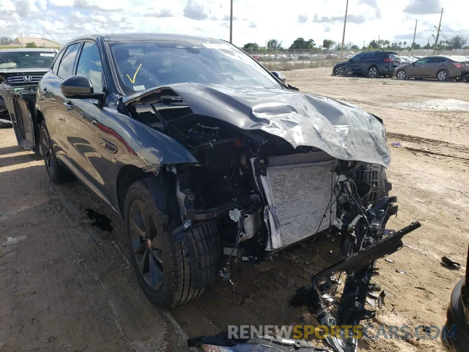 1 fotografías del automóvil dañado SADCJ2EX3MA667564 JAGUAR F-PACE 2021