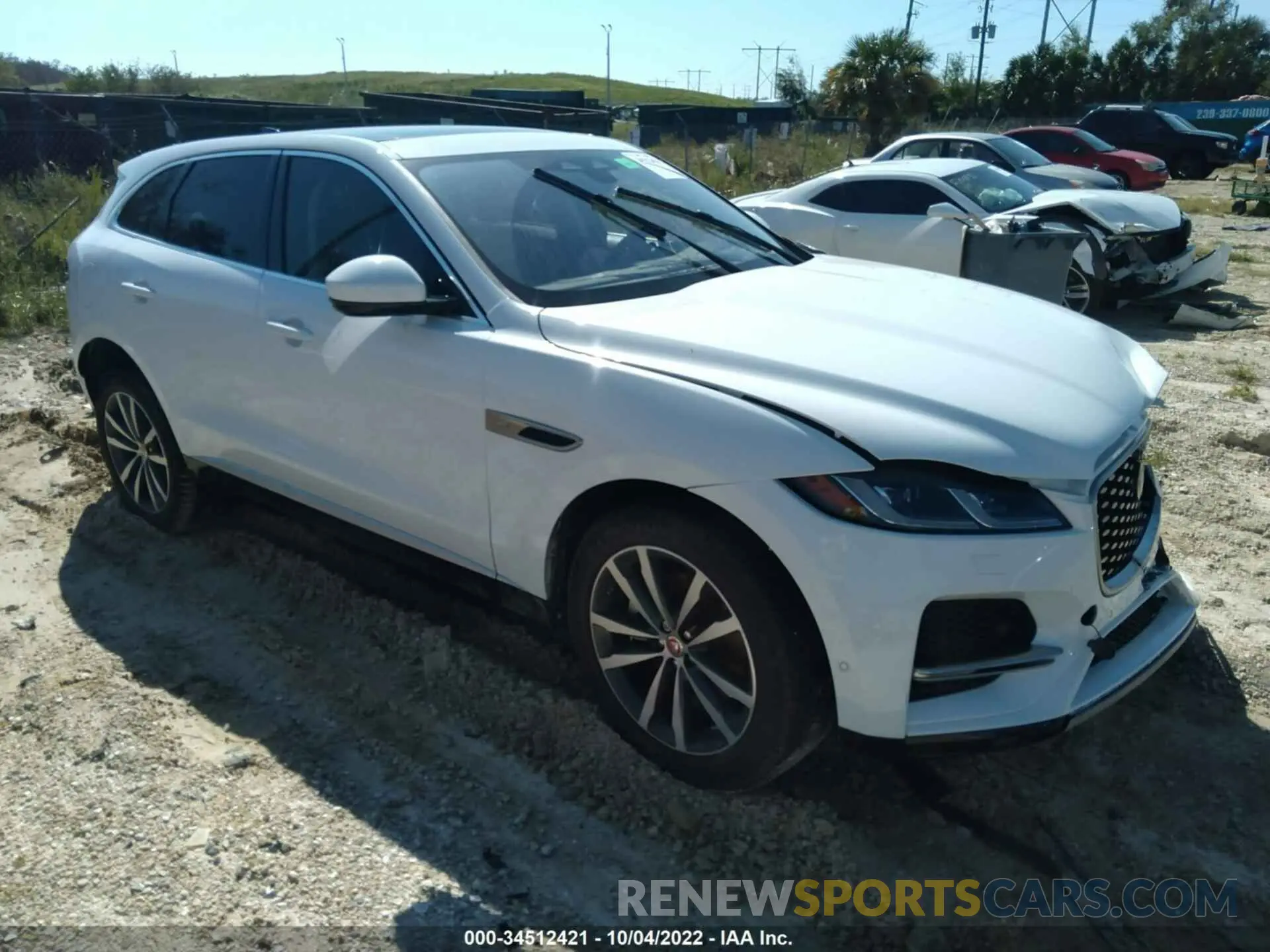 1 fotografías del automóvil dañado SADCJ2EX3MA673381 JAGUAR F-PACE 2021