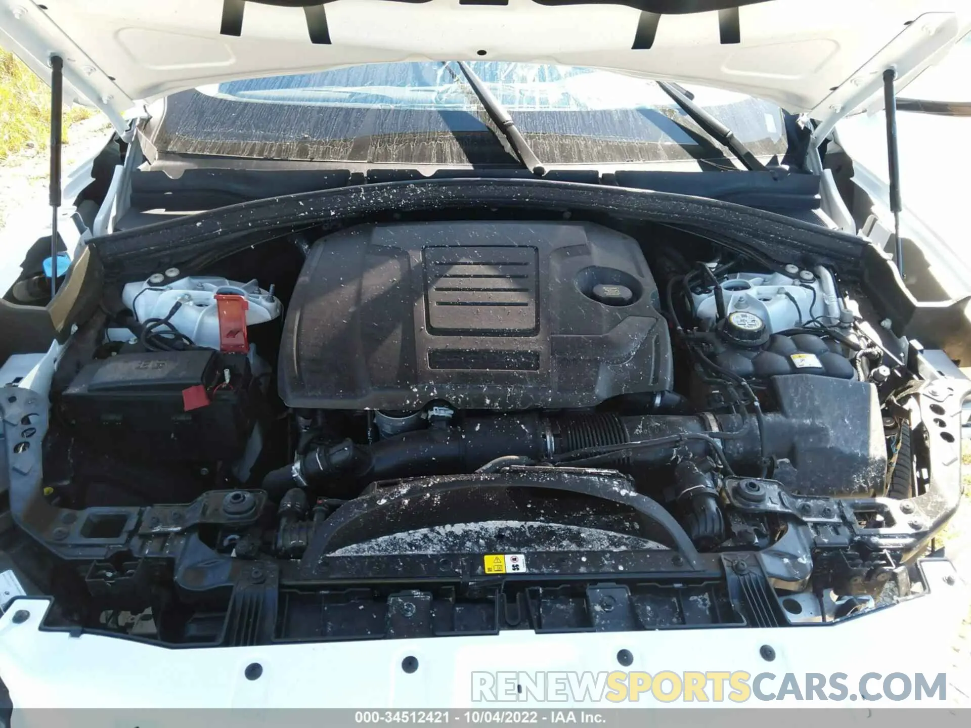 10 fotografías del automóvil dañado SADCJ2EX3MA673381 JAGUAR F-PACE 2021