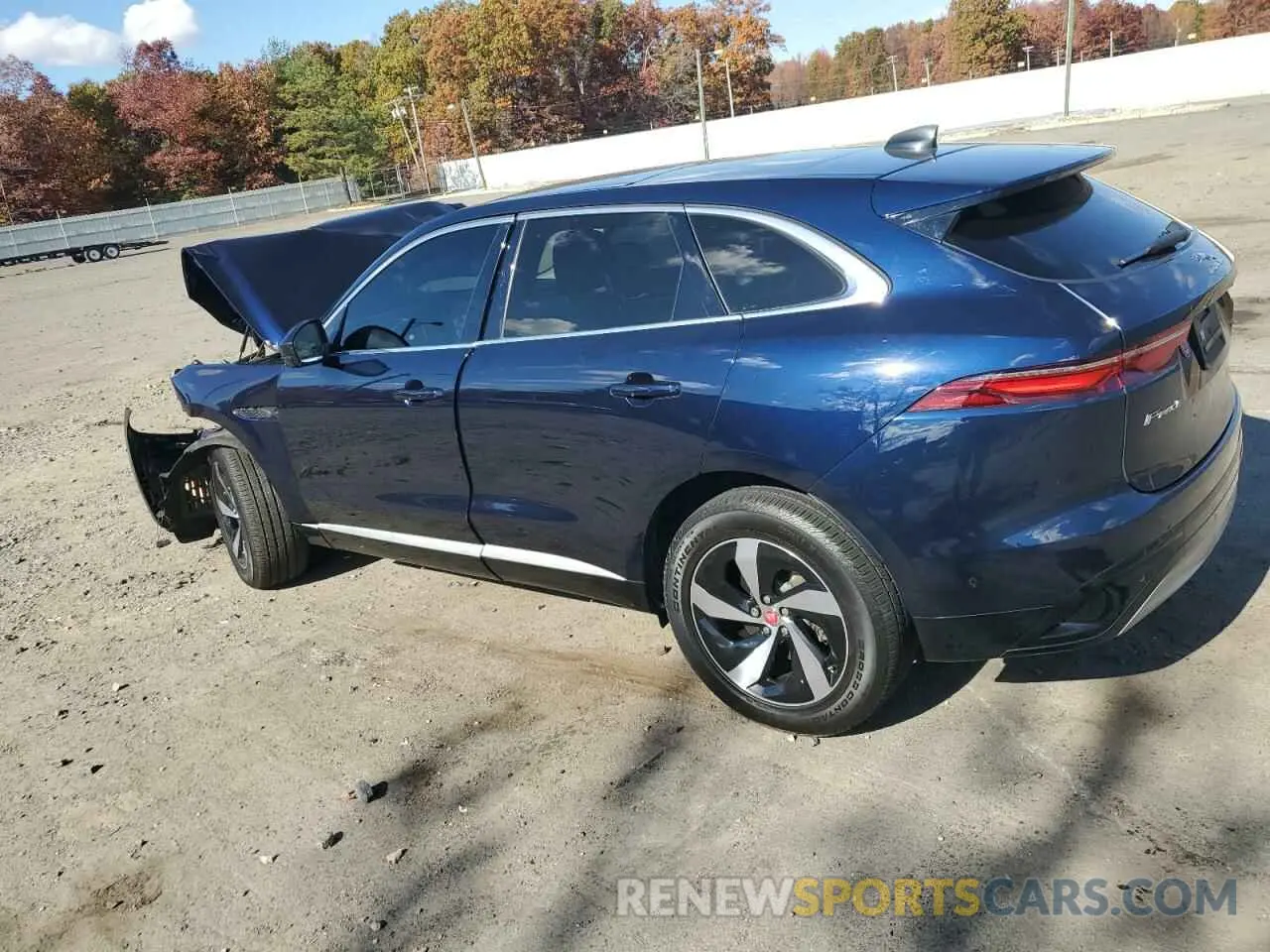 2 fotografías del automóvil dañado SADCJ2EX3MA687264 JAGUAR F-PACE 2021