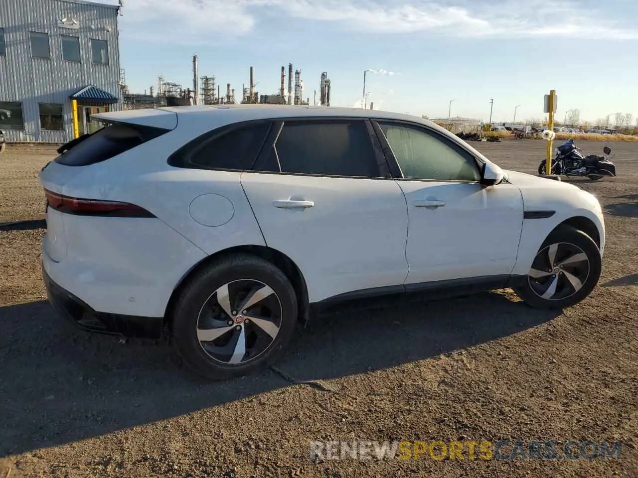 3 fotografías del automóvil dañado SADCJ2EX4MA681344 JAGUAR F-PACE 2021
