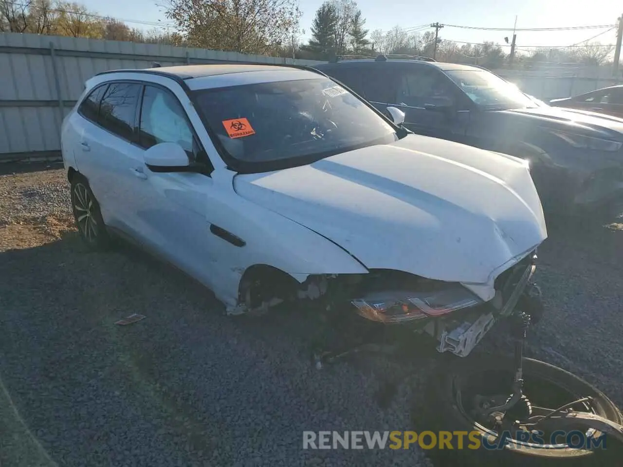 4 fotografías del automóvil dañado SADCJ2EX5MA666142 JAGUAR F-PACE 2021