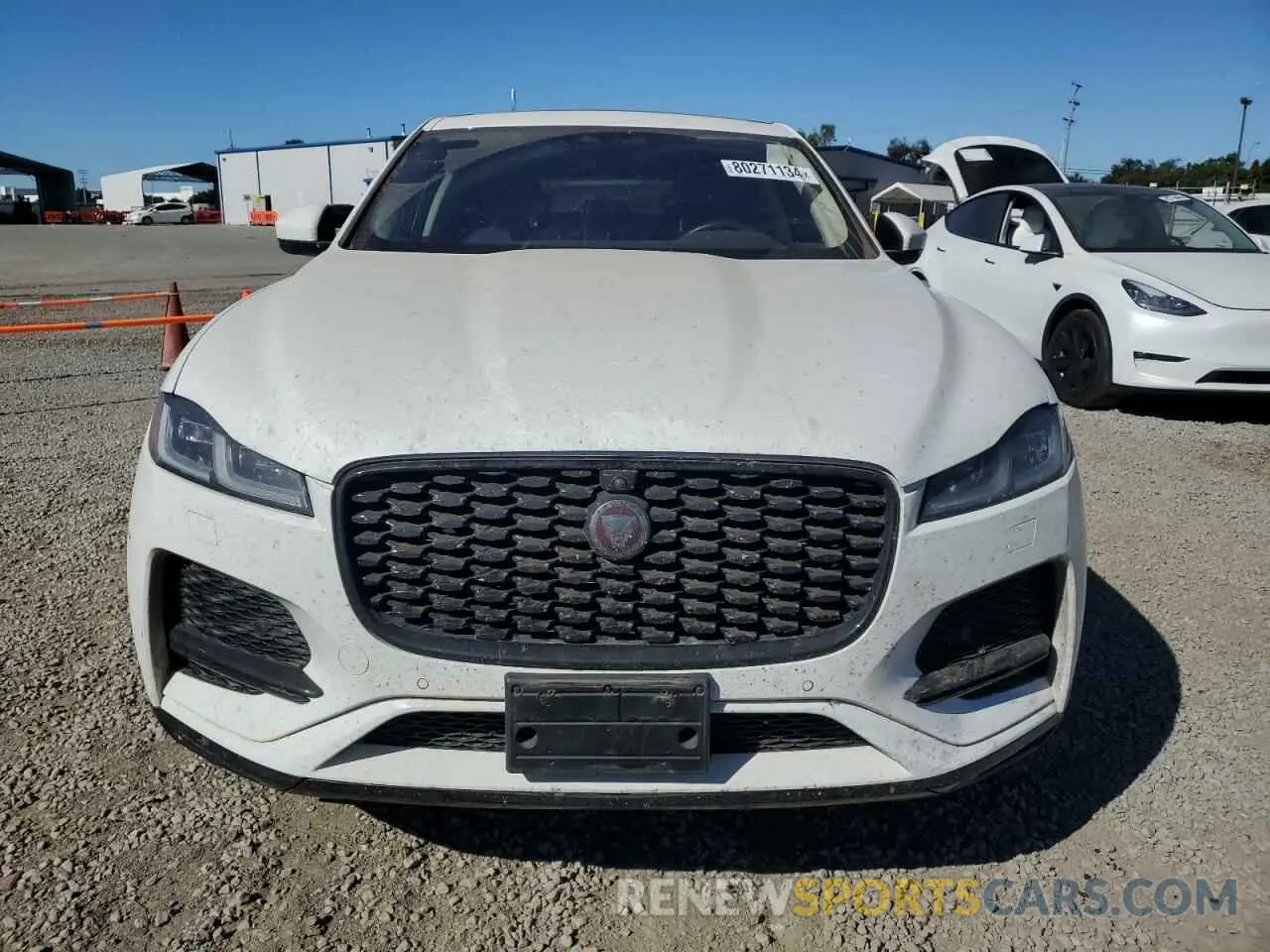 5 fotografías del automóvil dañado SADCJ2EX6MA665324 JAGUAR F-PACE 2021