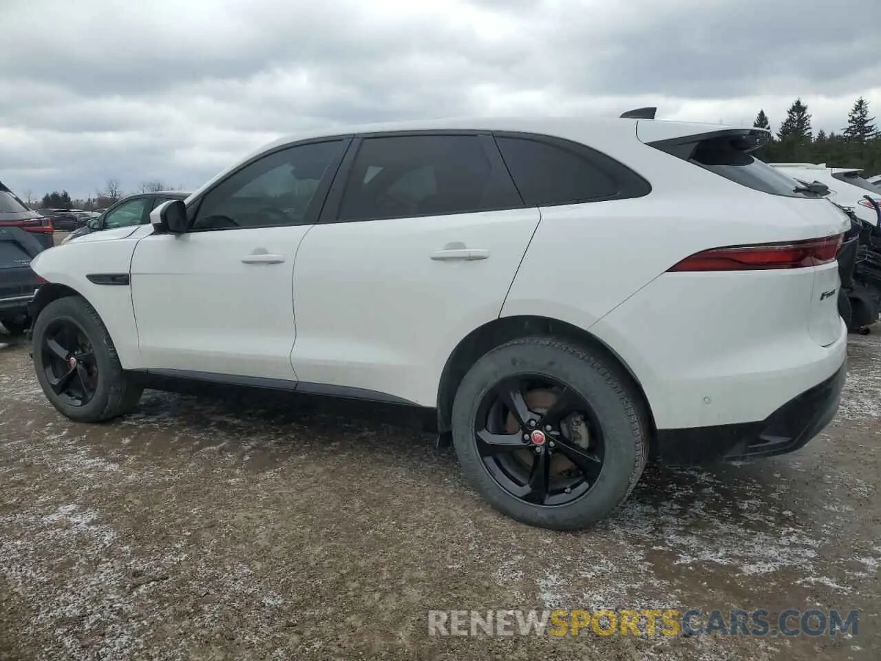 2 fotografías del automóvil dañado SADCJ2EX8MA674834 JAGUAR F-PACE 2021