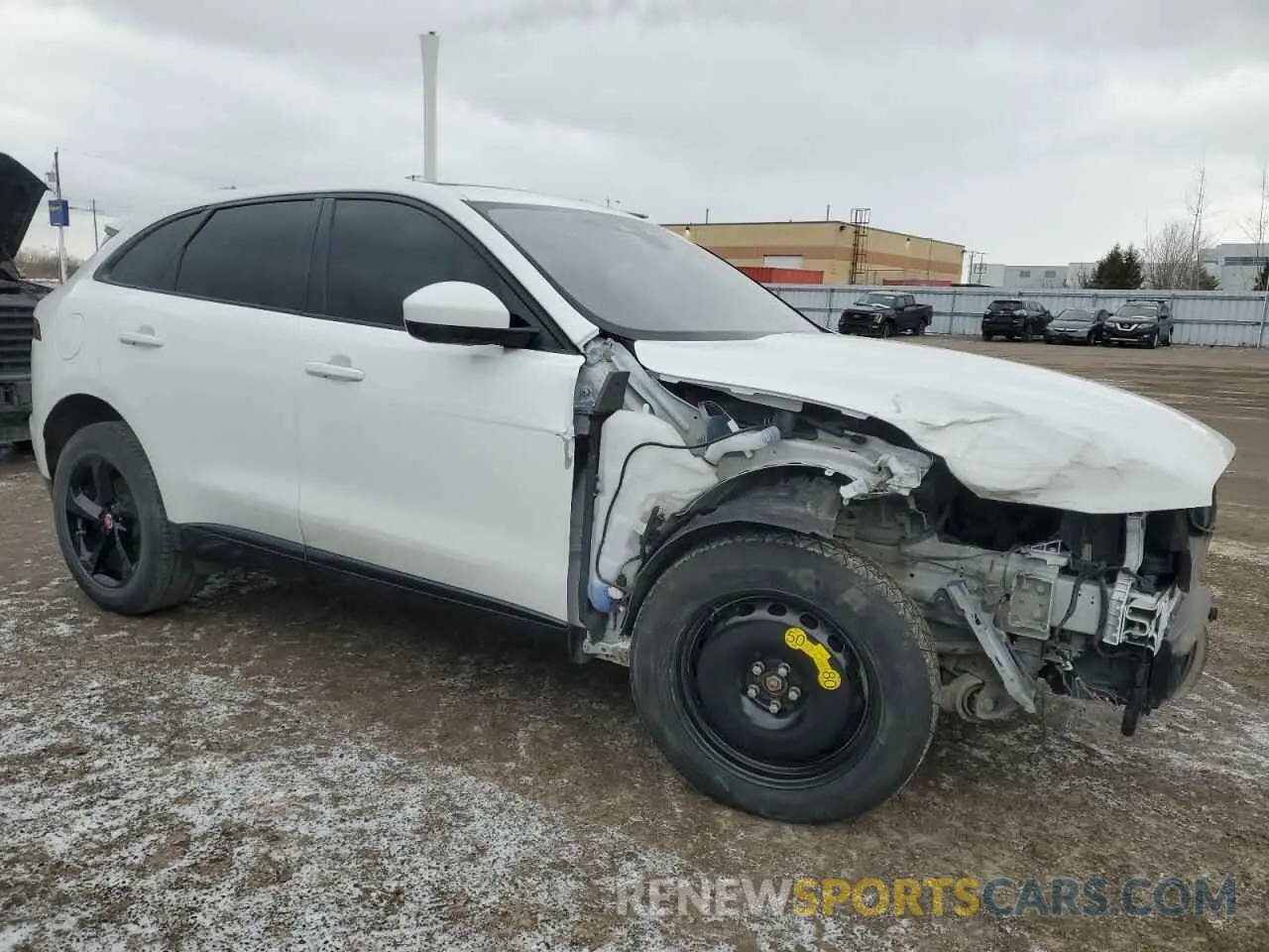 4 fotografías del automóvil dañado SADCJ2EX8MA674834 JAGUAR F-PACE 2021