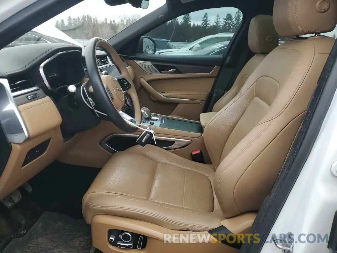 7 fotografías del automóvil dañado SADCJ2EX8MA674834 JAGUAR F-PACE 2021
