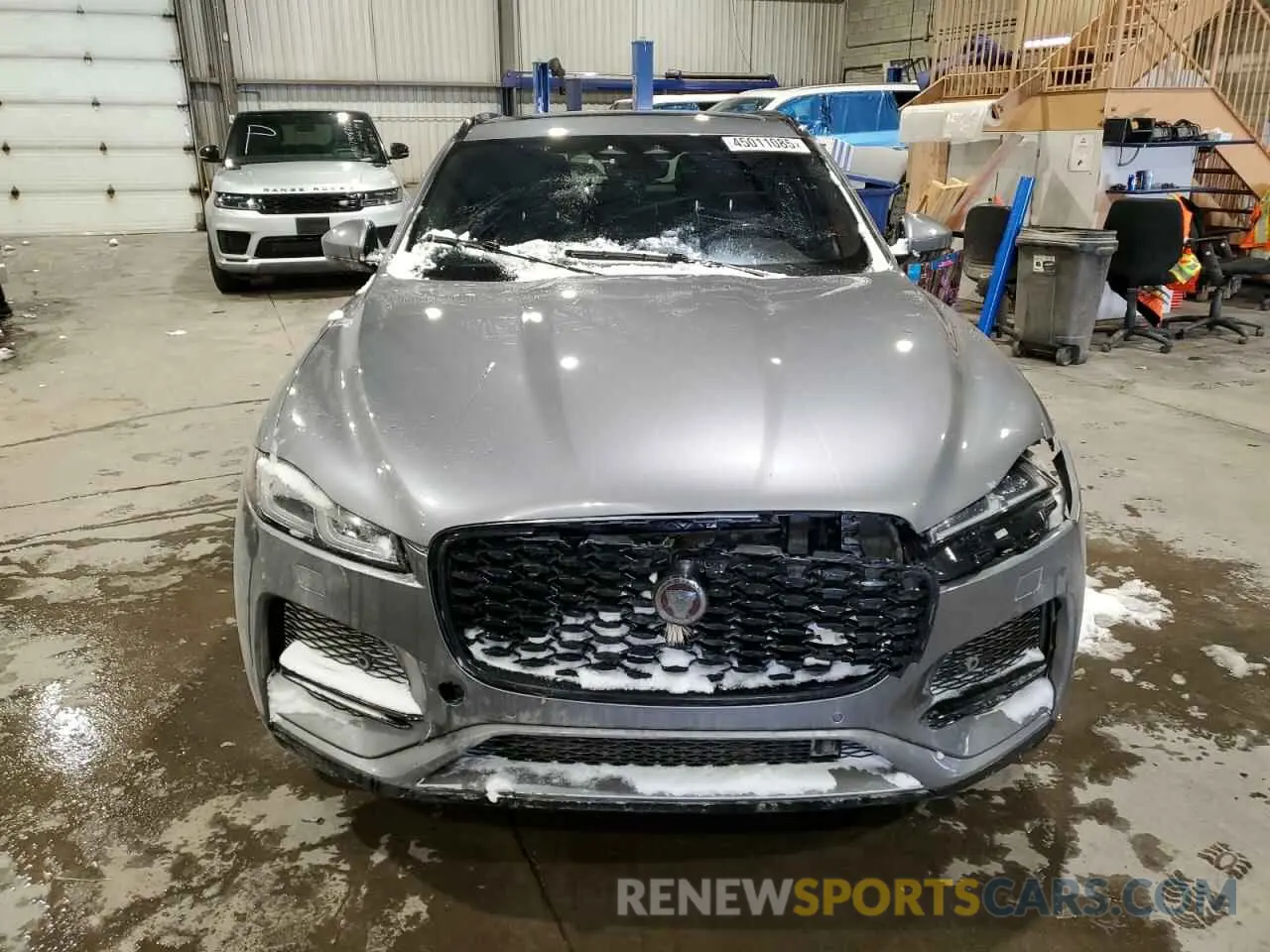 5 fotografías del automóvil dañado SADCJ2EX9MA683249 JAGUAR F-PACE 2021