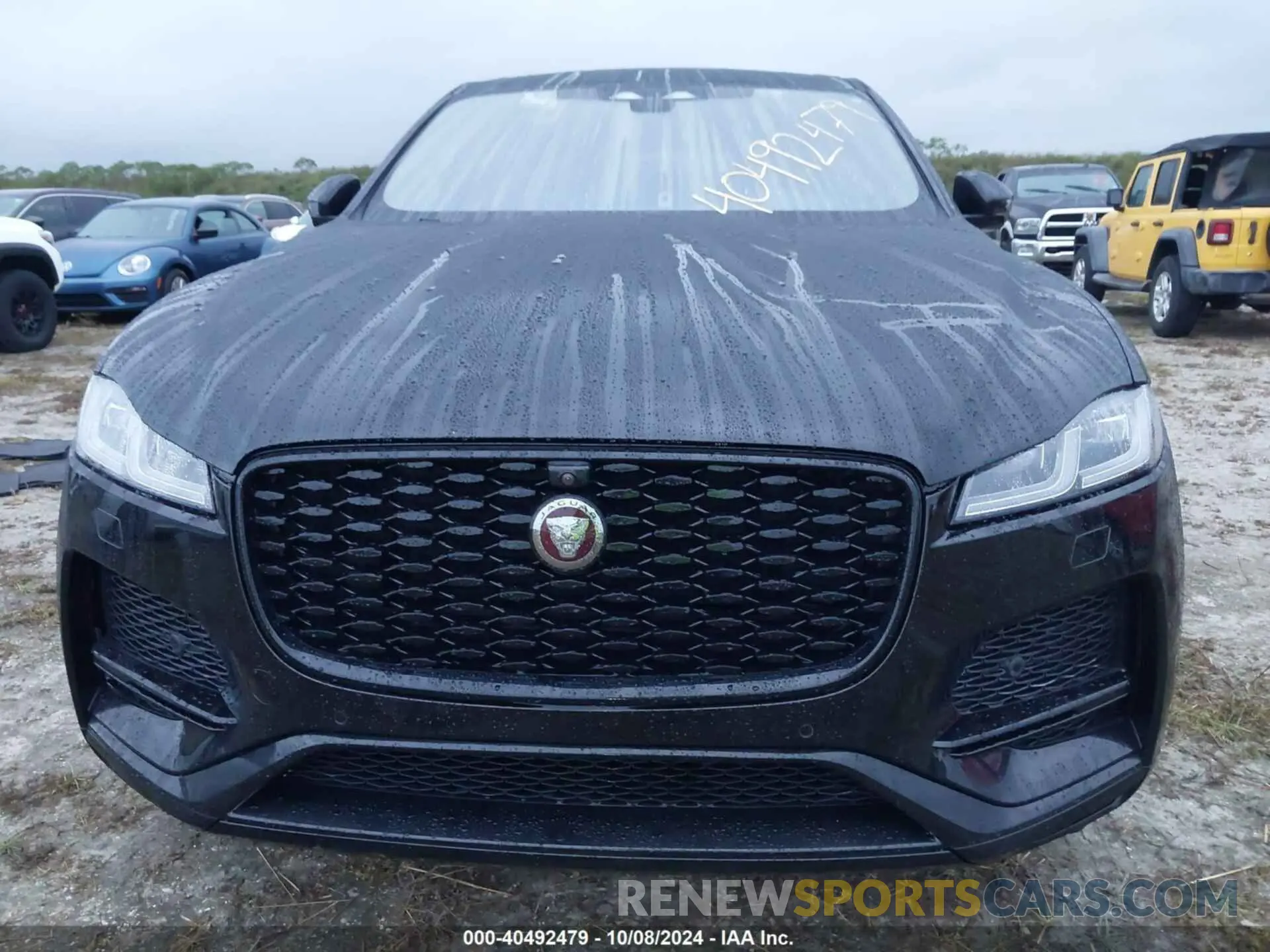 12 fotografías del automóvil dañado SADCJ2EX9MA687060 JAGUAR F-PACE 2021