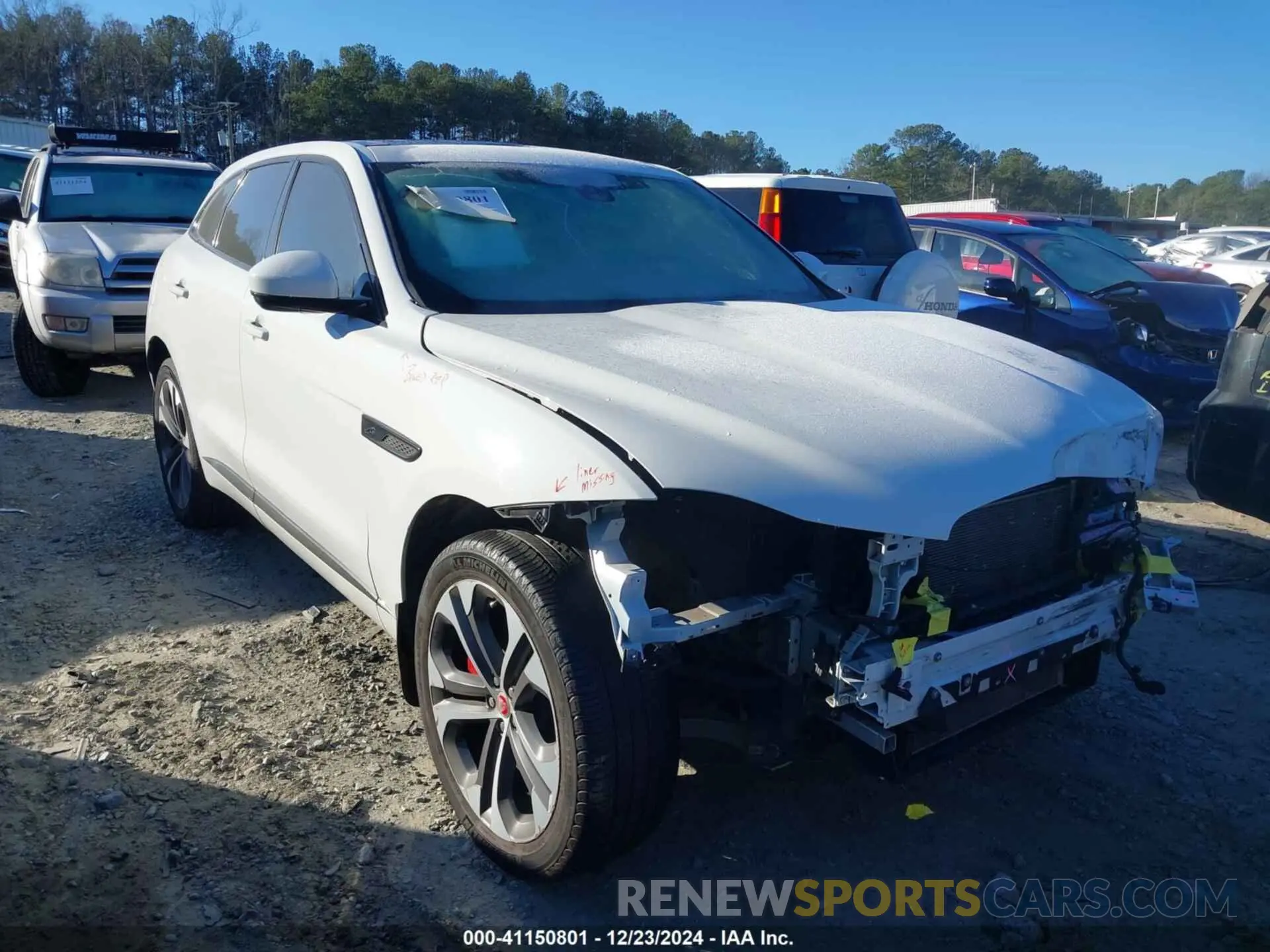 1 fotografías del automóvil dañado SADCT2FU5MA680038 JAGUAR F-PACE 2021