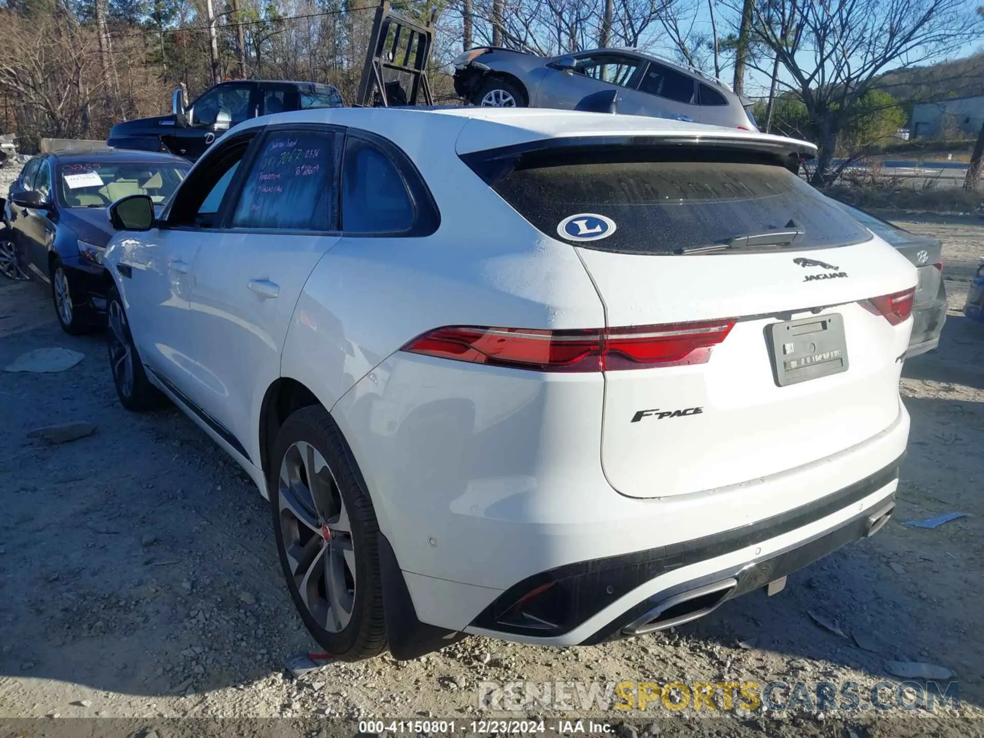 3 fotografías del automóvil dañado SADCT2FU5MA680038 JAGUAR F-PACE 2021