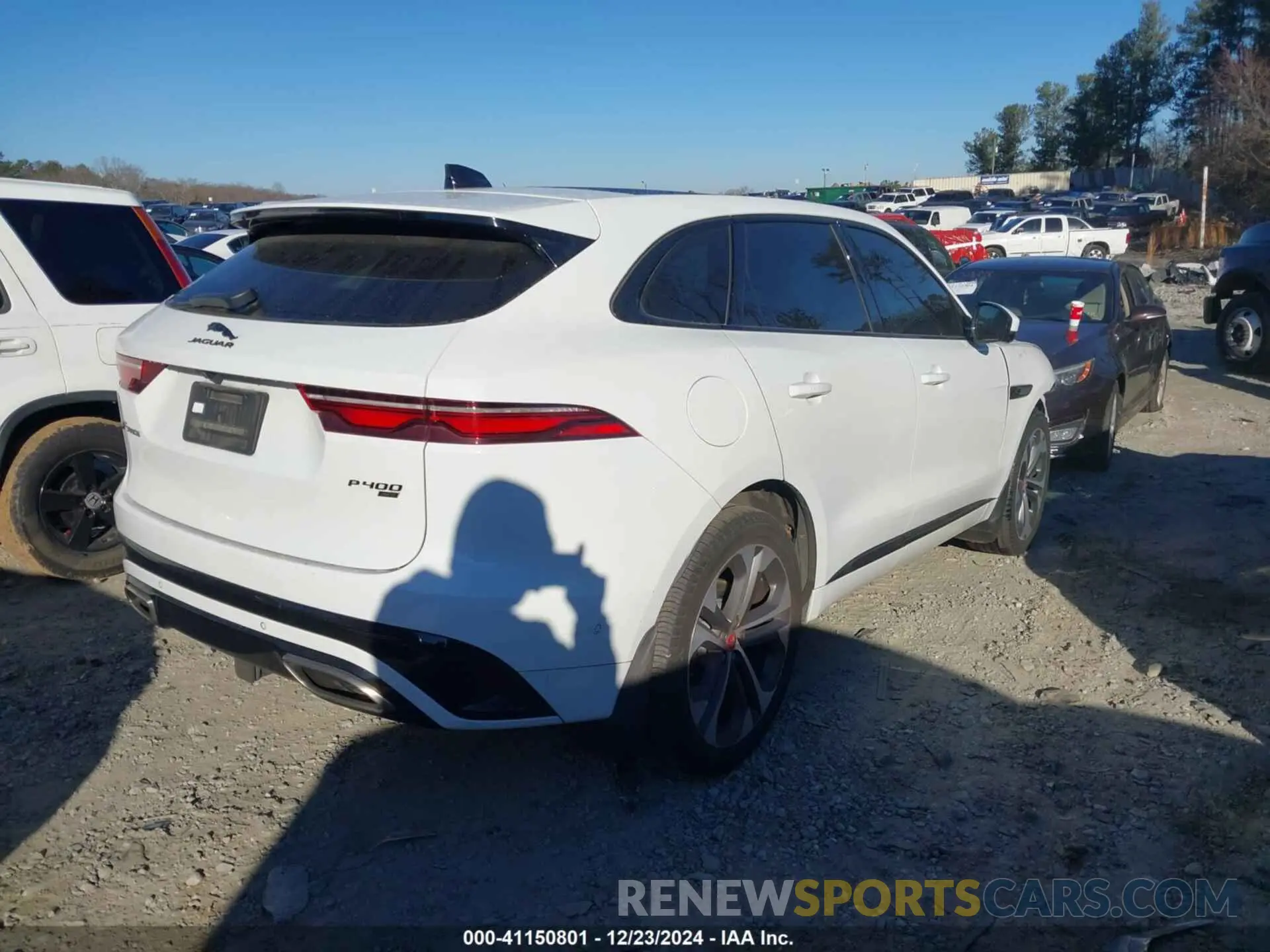4 fotografías del automóvil dañado SADCT2FU5MA680038 JAGUAR F-PACE 2021
