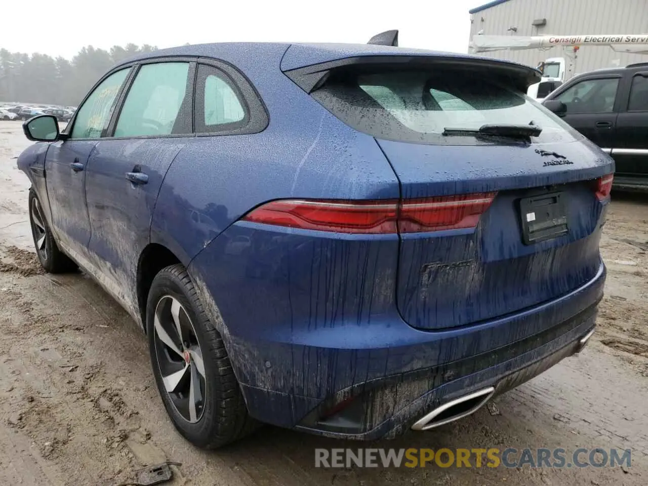 3 fotografías del automóvil dañado SADCT2FU6MA668545 JAGUAR F-PACE 2021