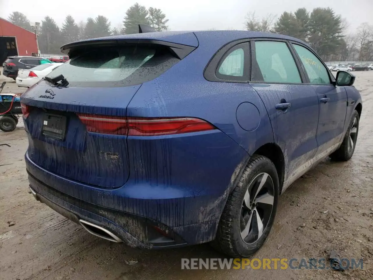 4 fotografías del automóvil dañado SADCT2FU6MA668545 JAGUAR F-PACE 2021
