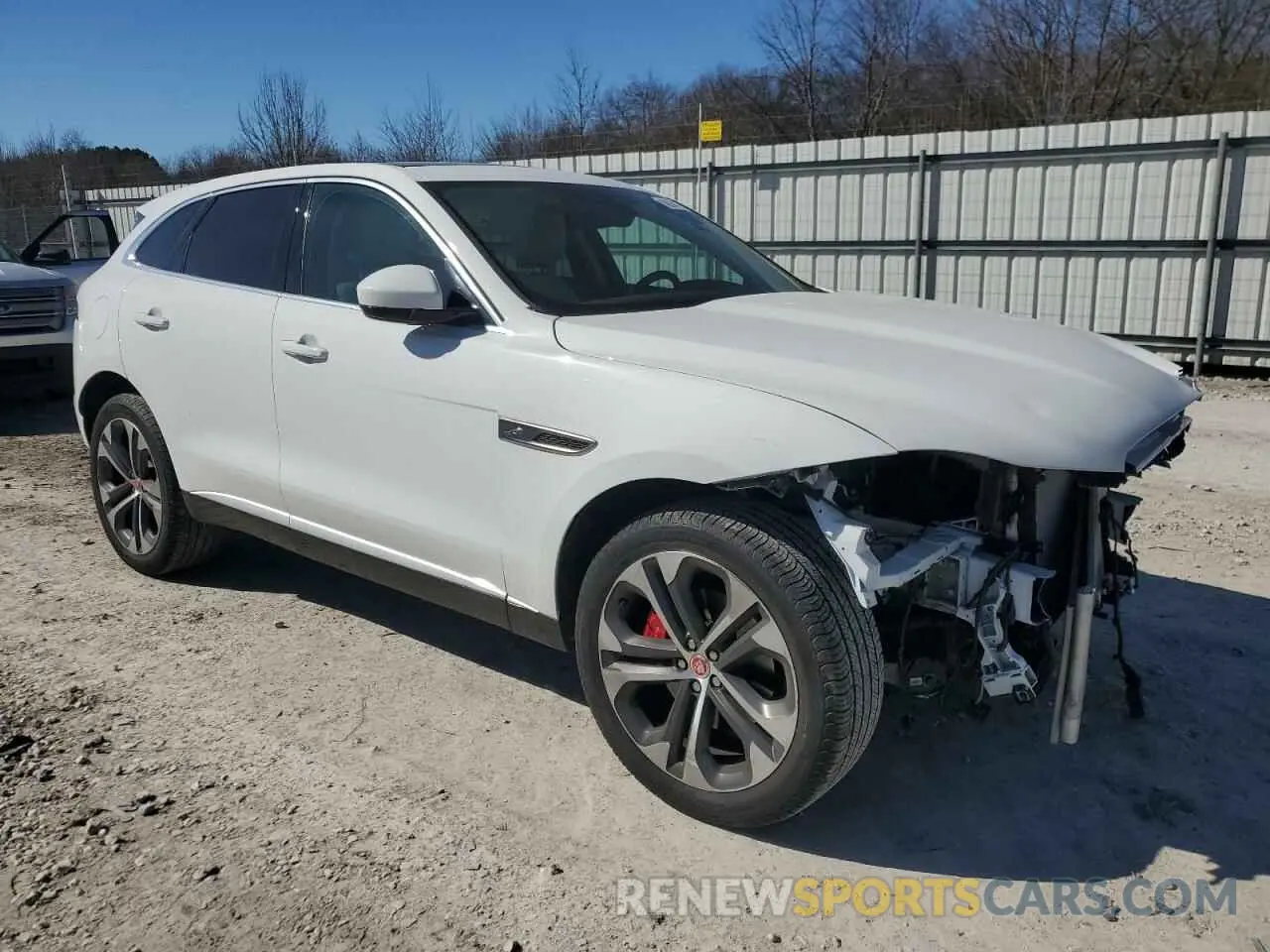 4 fotografías del automóvil dañado SADCJ2EX0NA692794 JAGUAR F-PACE 2022