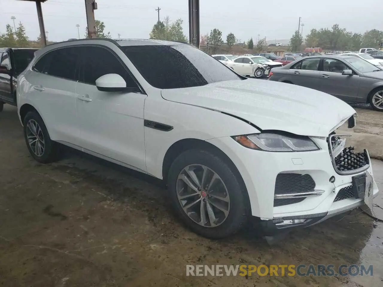 4 fotografías del automóvil dañado SADCJ2EX1NA699611 JAGUAR F-PACE 2022