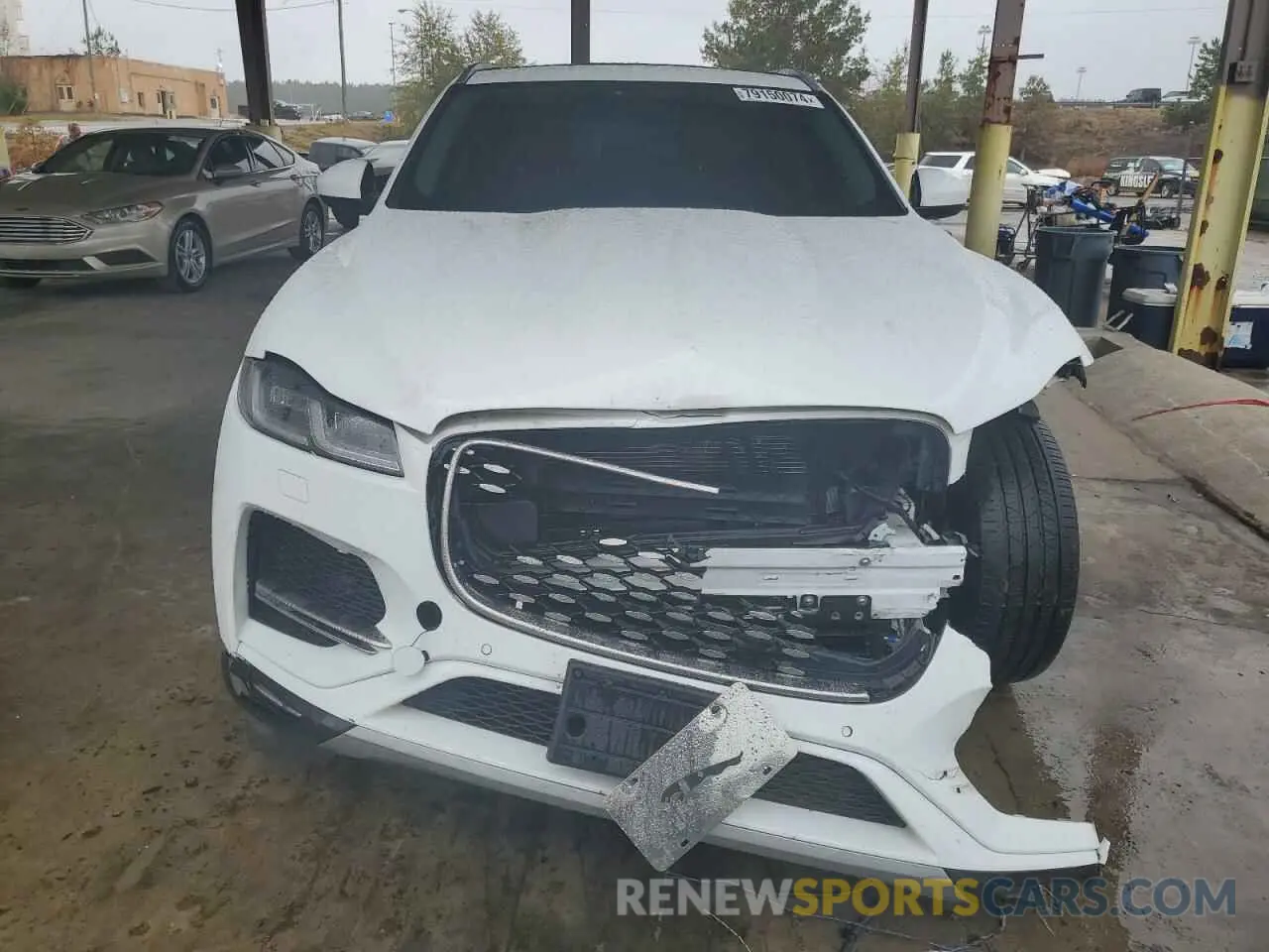 5 fotografías del automóvil dañado SADCJ2EX1NA699611 JAGUAR F-PACE 2022