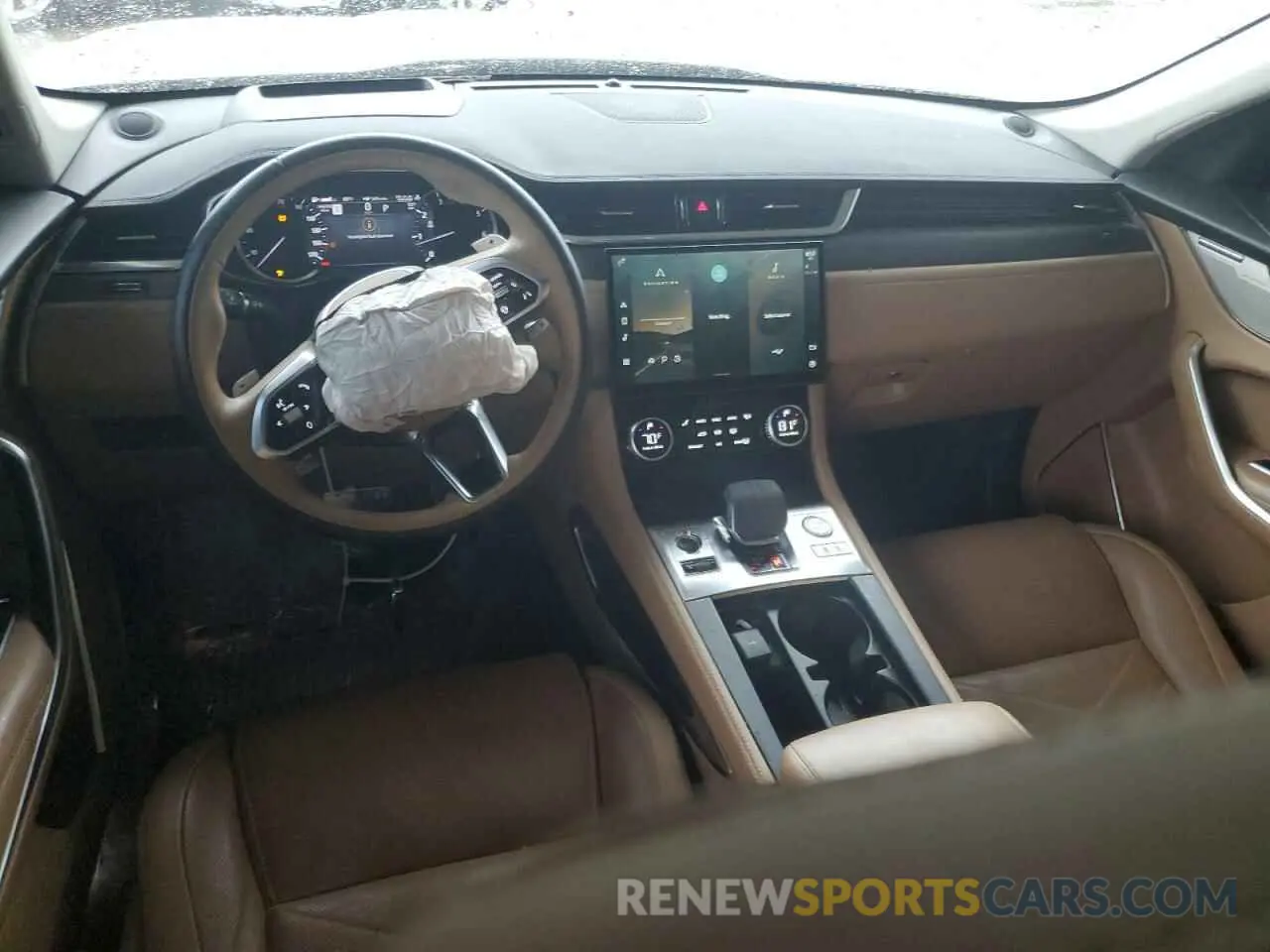 8 fotografías del automóvil dañado SADCJ2EX1NA699611 JAGUAR F-PACE 2022