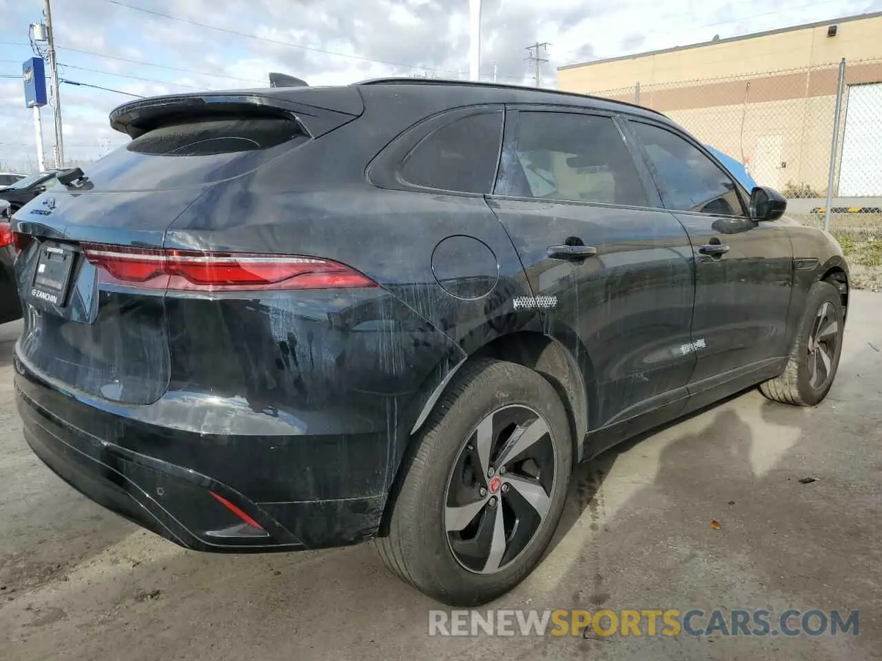 3 fotografías del automóvil dañado SADCJ2EX1NA700482 JAGUAR F-PACE 2022
