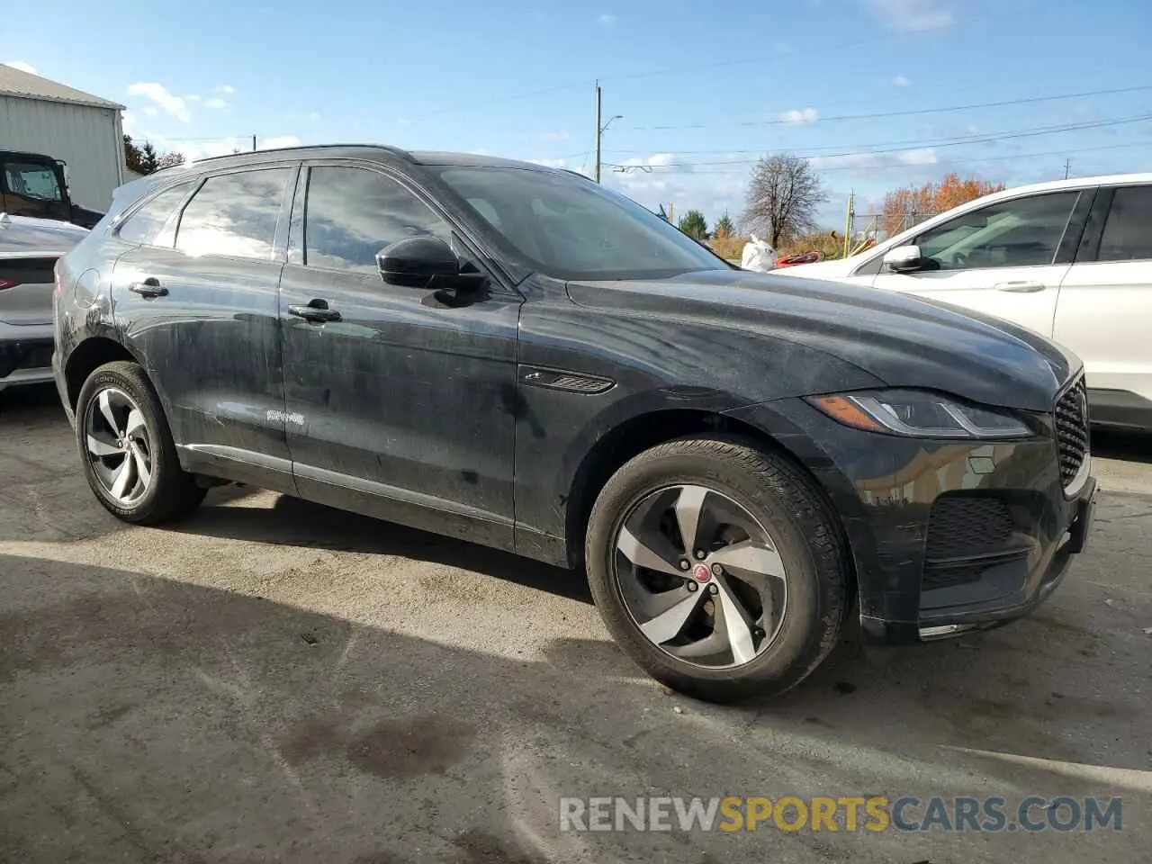 4 fotografías del automóvil dañado SADCJ2EX1NA700482 JAGUAR F-PACE 2022