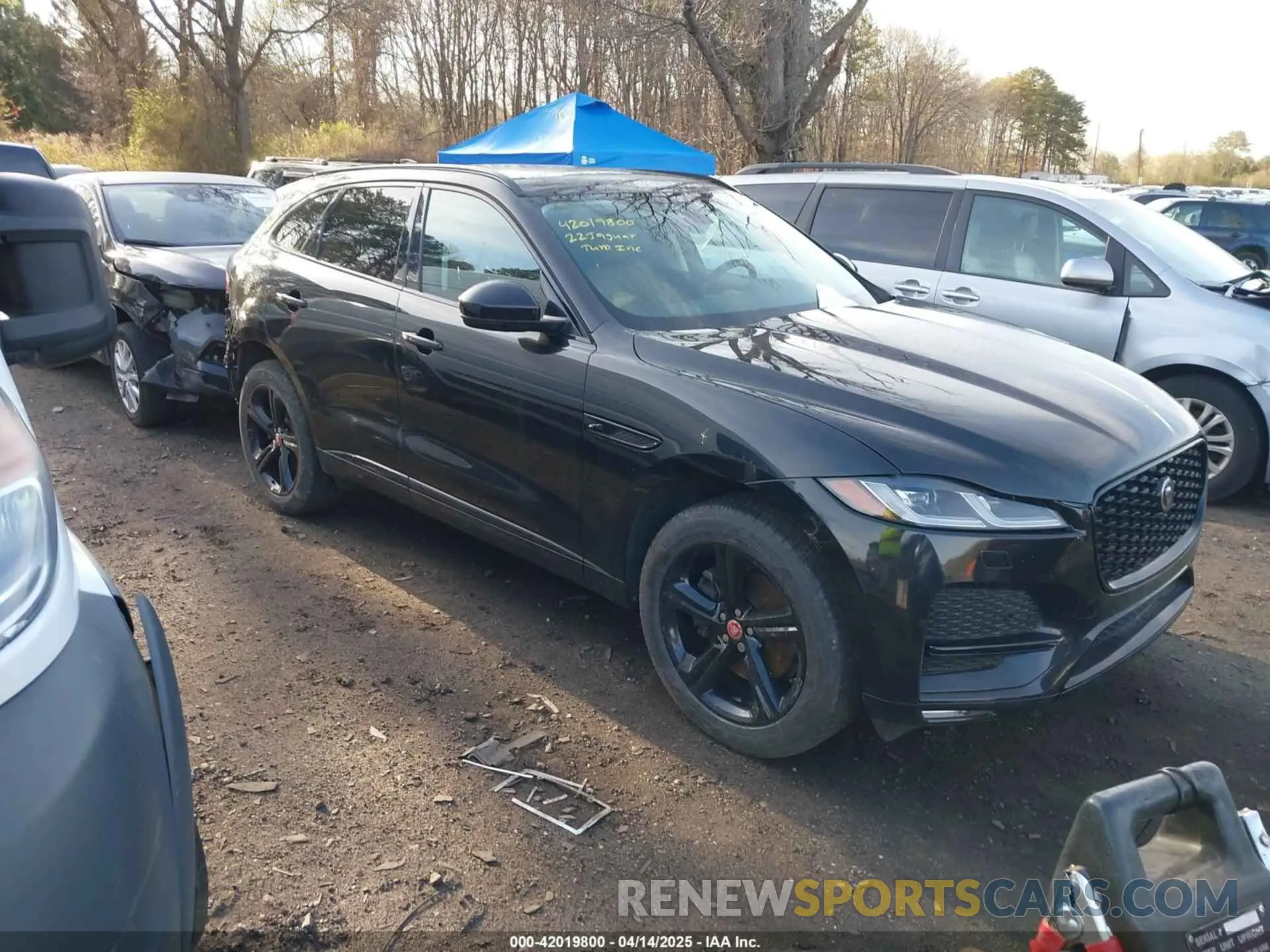 1 fotografías del automóvil dañado SADCJ2EX5NA698042 JAGUAR F-PACE 2022