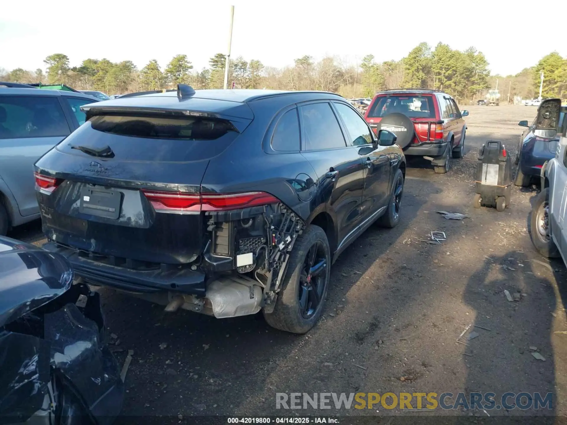 4 fotografías del automóvil dañado SADCJ2EX5NA698042 JAGUAR F-PACE 2022
