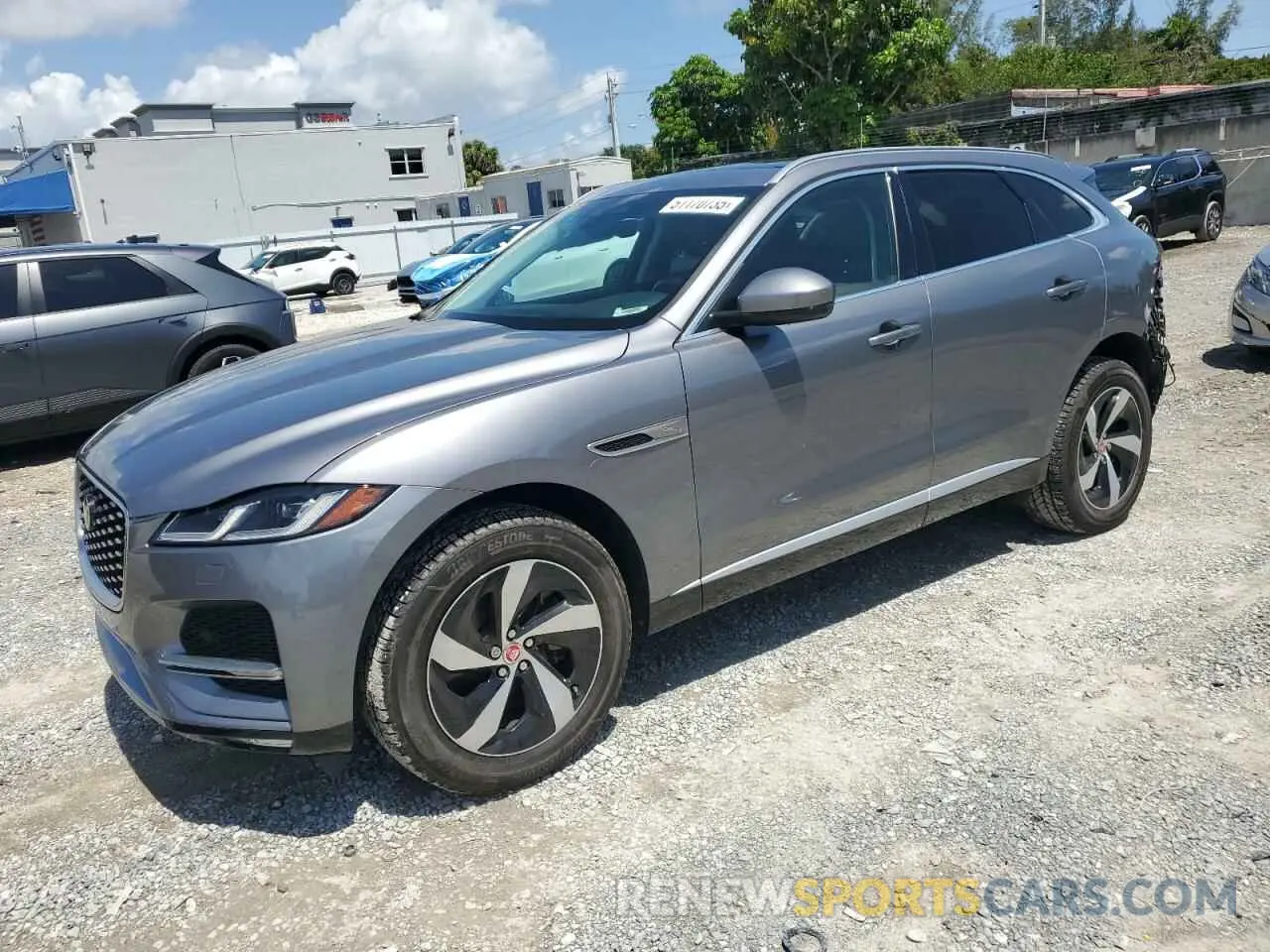 1 fotografías del automóvil dañado SADCJ2EX8NA689139 JAGUAR F-PACE 2022