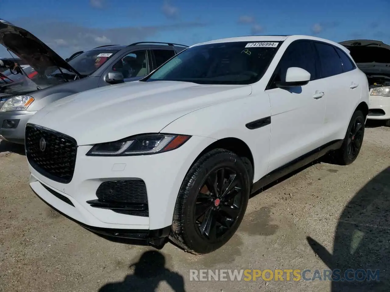 1 fotografías del automóvil dañado SADCJ2EX9NA697587 JAGUAR F-PACE 2022