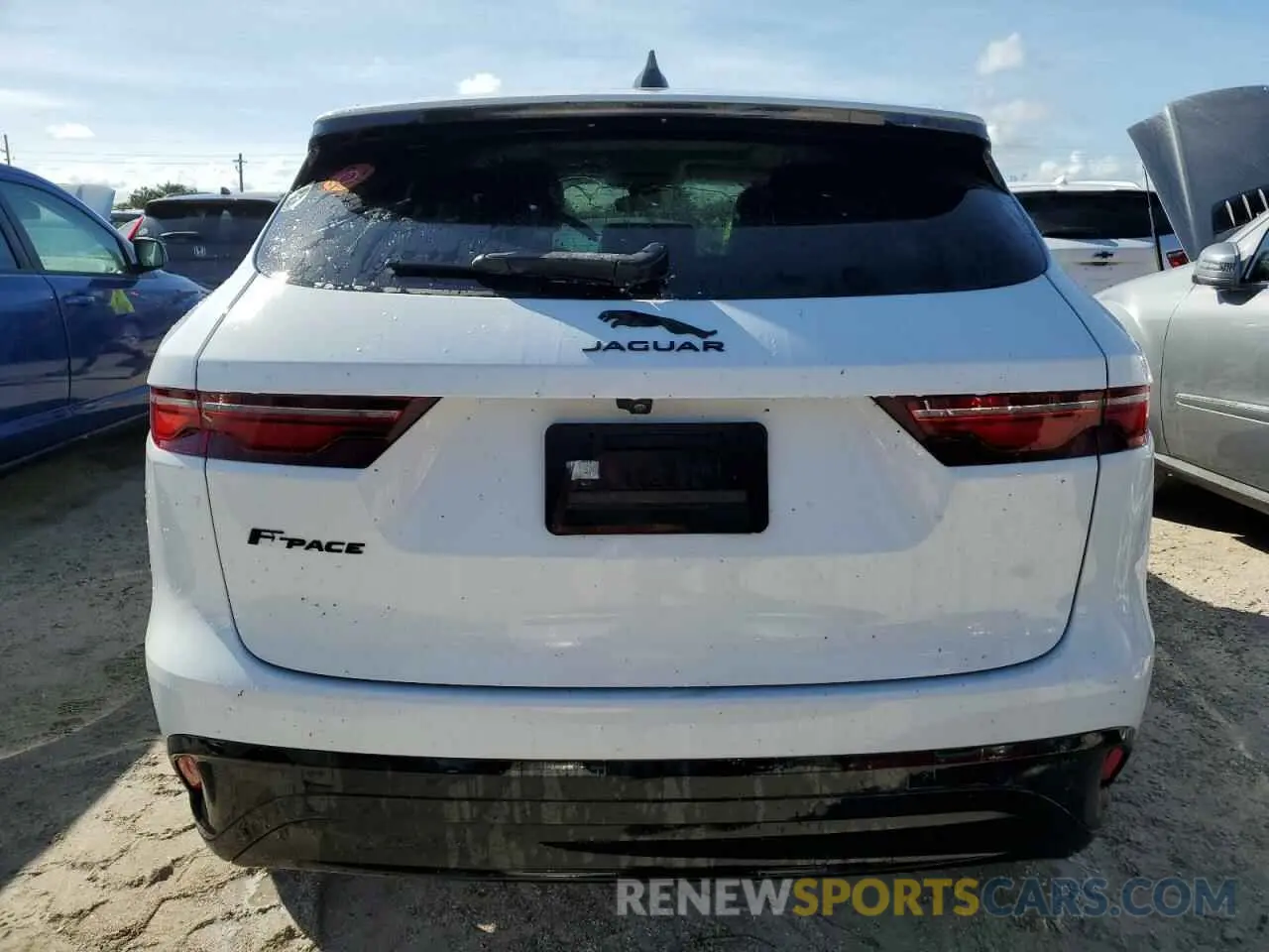 6 fotografías del automóvil dañado SADCJ2EX9NA697587 JAGUAR F-PACE 2022