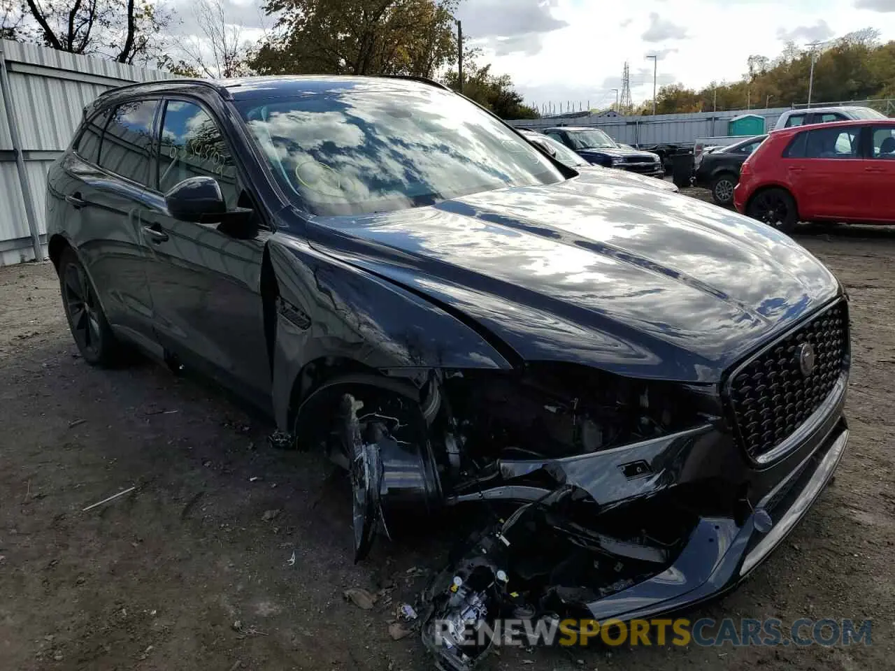 1 fotografías del automóvil dañado SADCJ2EX9NA702545 JAGUAR F-PACE 2022