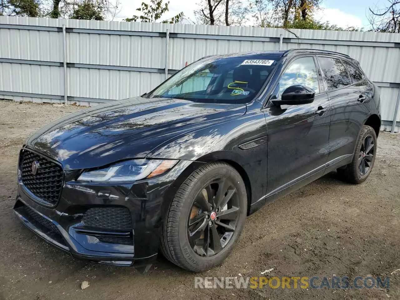 2 fotografías del automóvil dañado SADCJ2EX9NA702545 JAGUAR F-PACE 2022