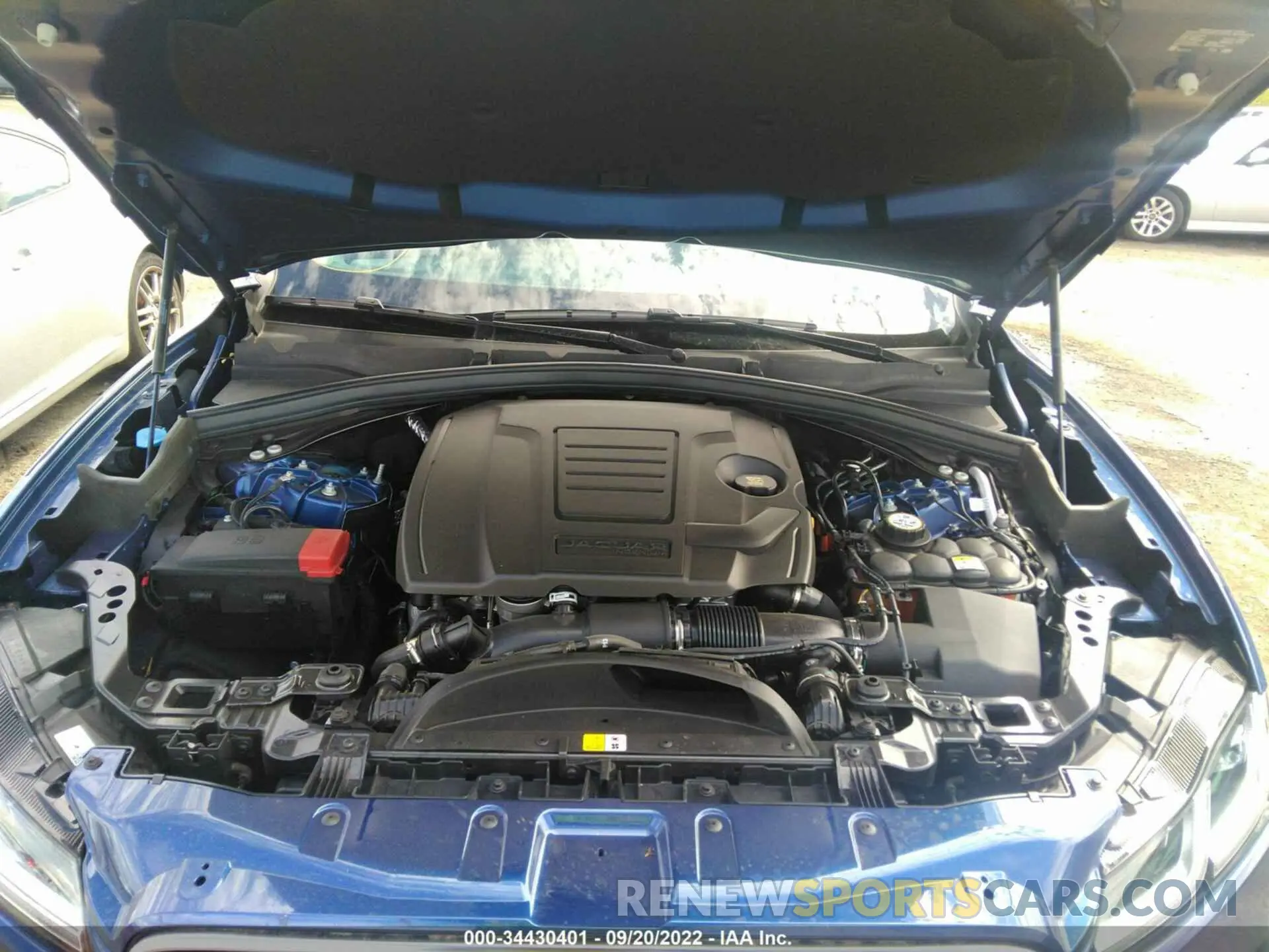 10 fotografías del automóvil dañado SADCJ2EXXNA697520 JAGUAR F-PACE 2022